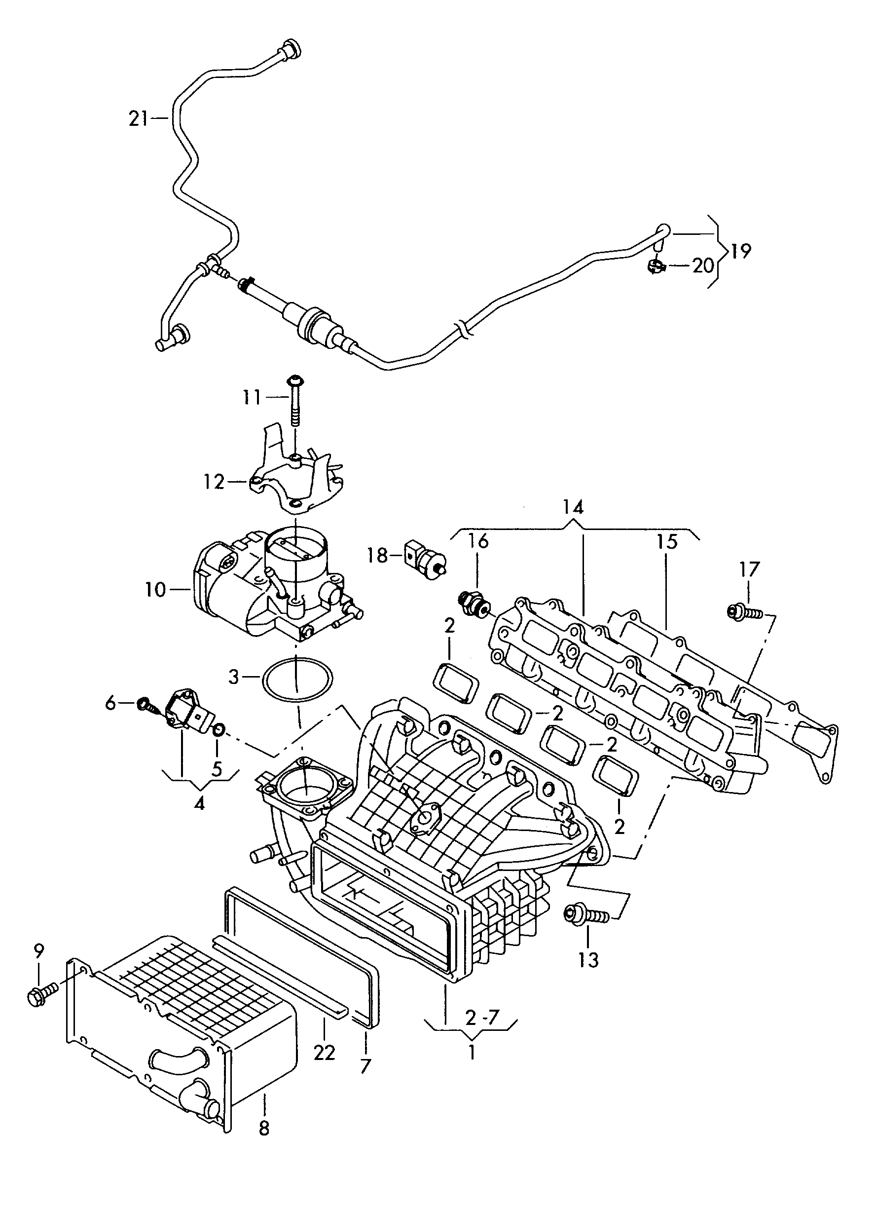 Seat 03F145749C - Интеркулер, теплообменник турбины parts5.com