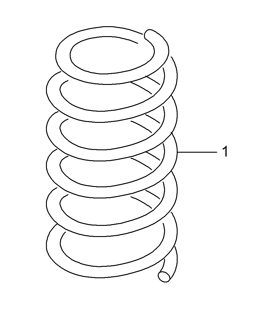 VAG 5Q0411105HN - Пружина ходовой части parts5.com