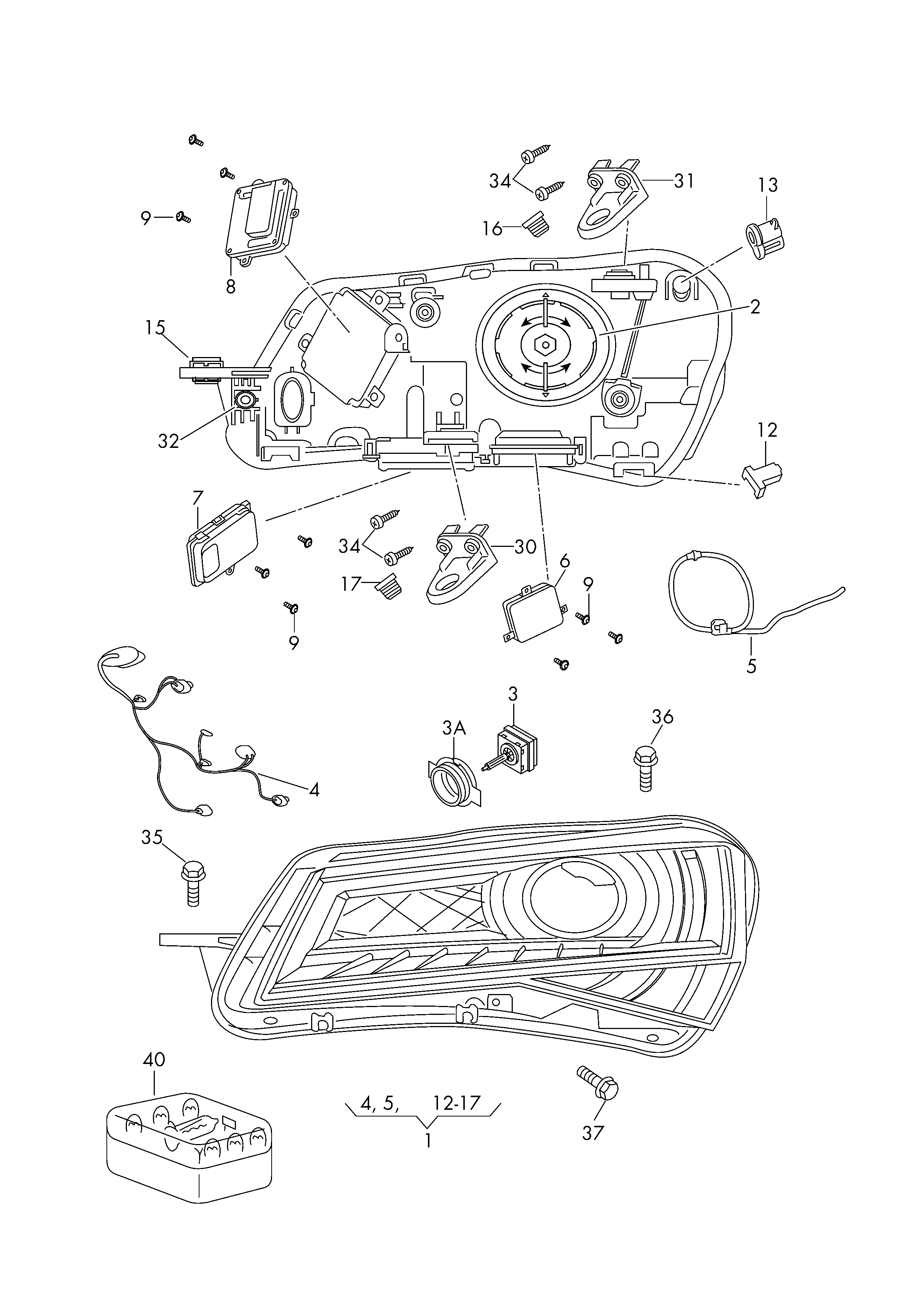 VAG N 107 218 05 - Лампа накаливания, фара дальнего света parts5.com