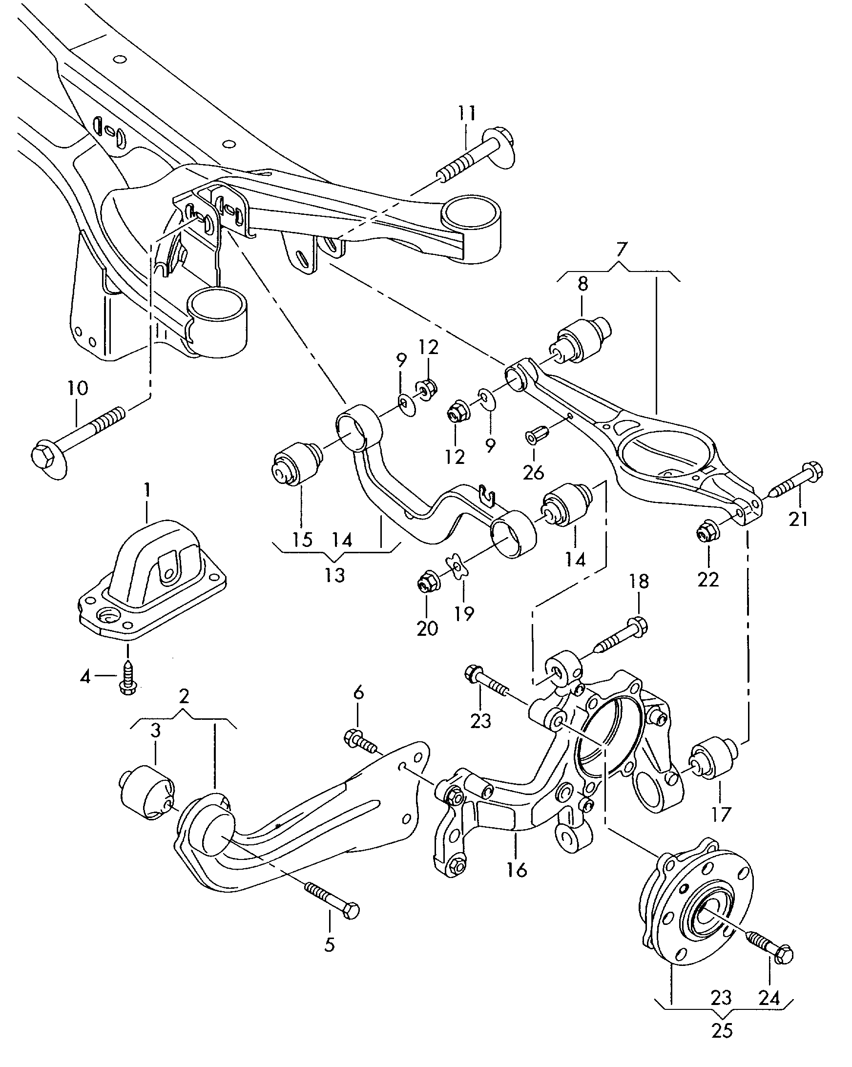 VAG 1K0505435Q - Комплект направляющей гильзы parts5.com