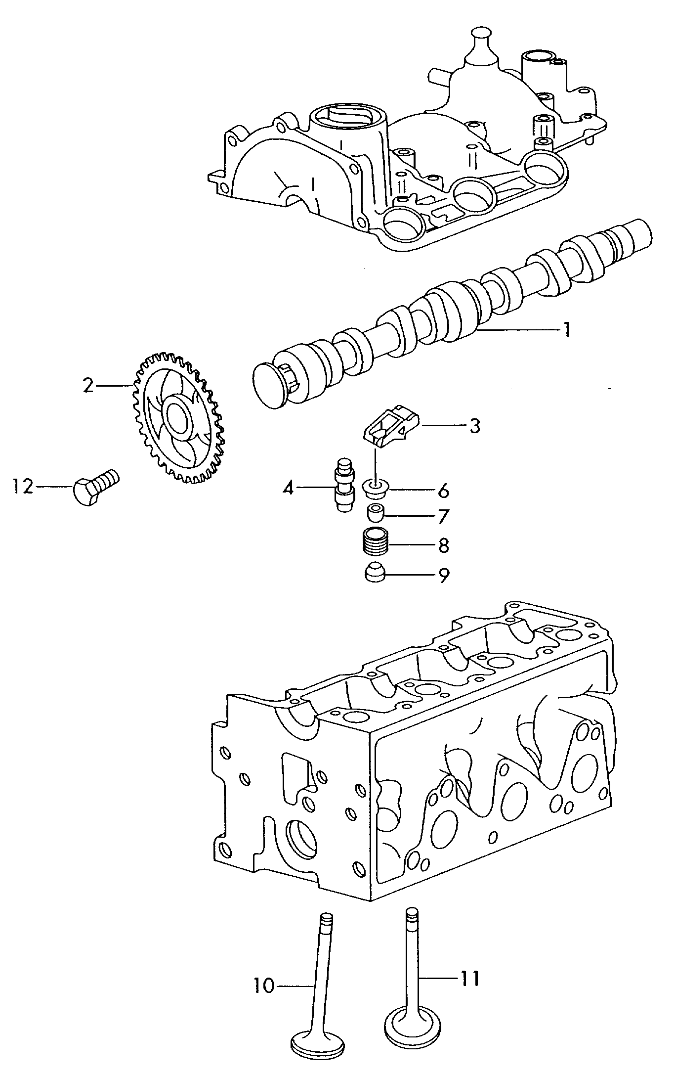 Seat 03D 109 571 L - Шестерня, распределительный вал parts5.com