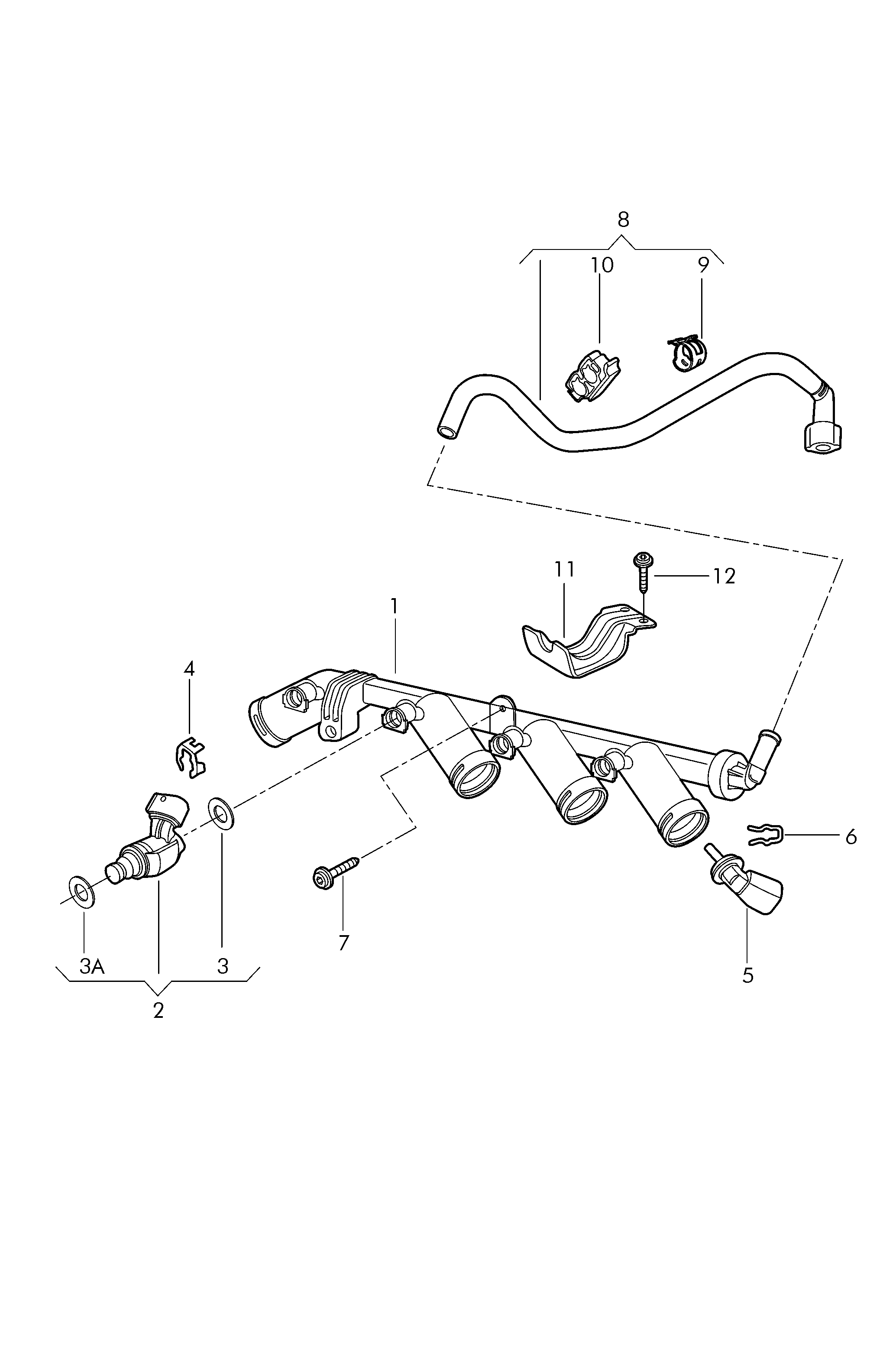 VAG 06A 906 145 - Уплотнительное кольцо, клапанная форсунка parts5.com