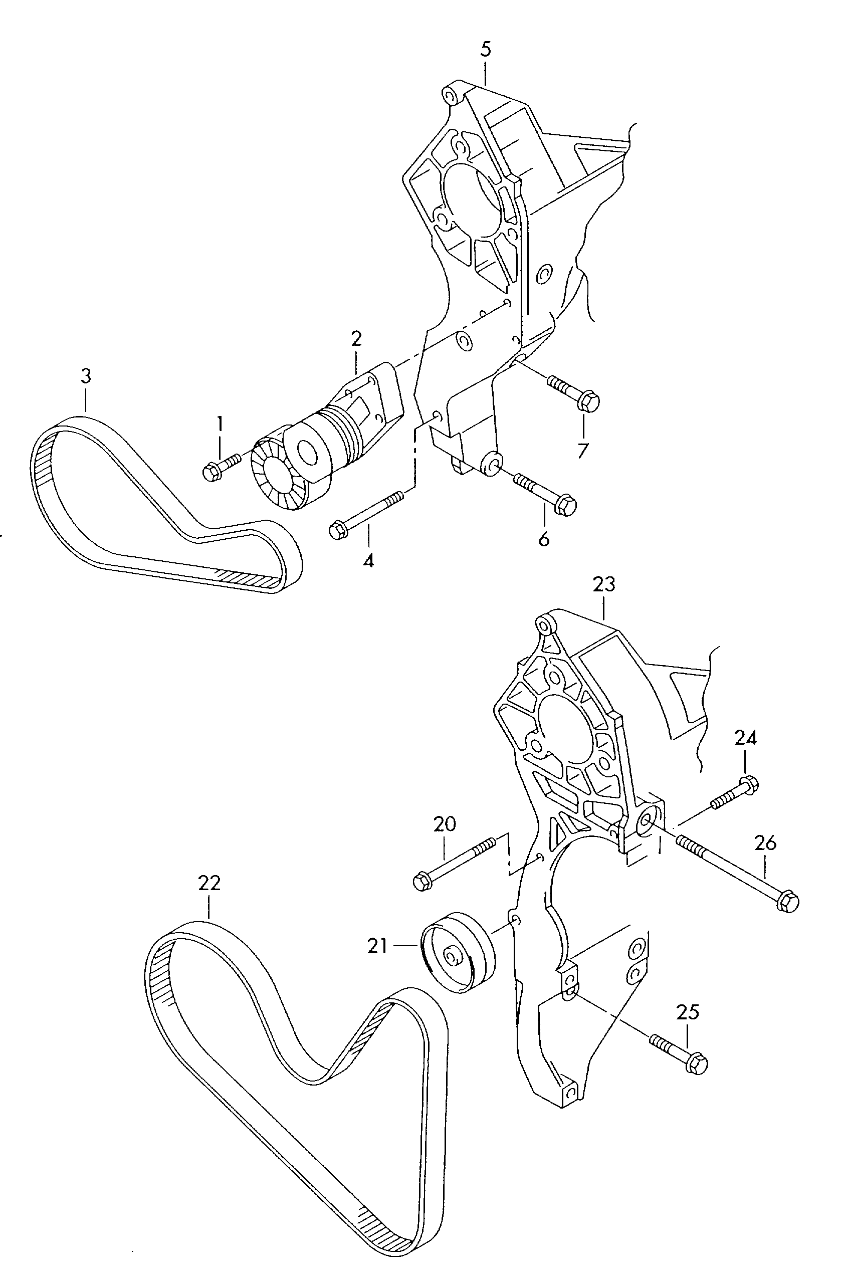 Seat 038 903 137 M - Поликлиновой ремень parts5.com