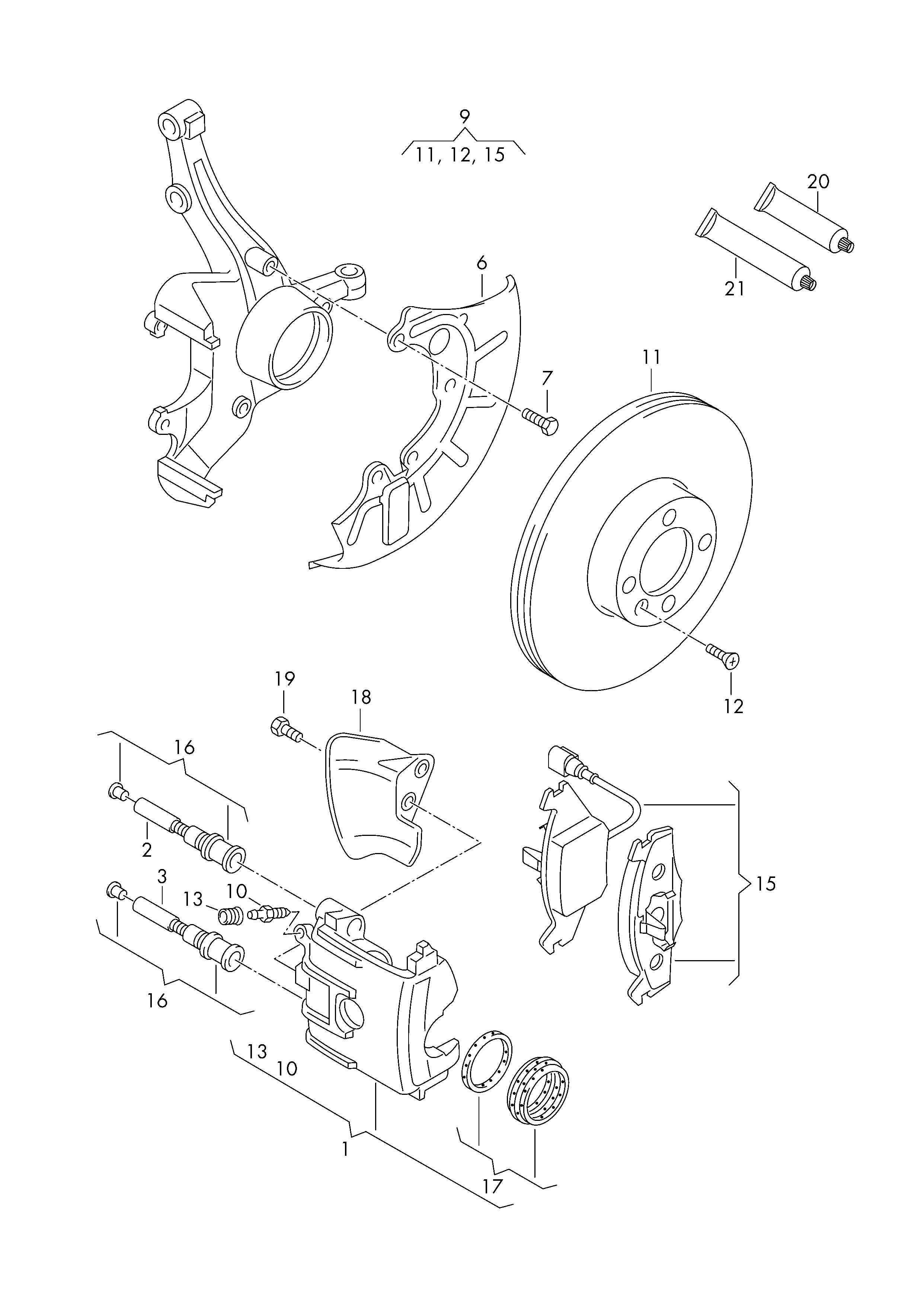 Skoda 1K0615301AC - Тормозной диск parts5.com