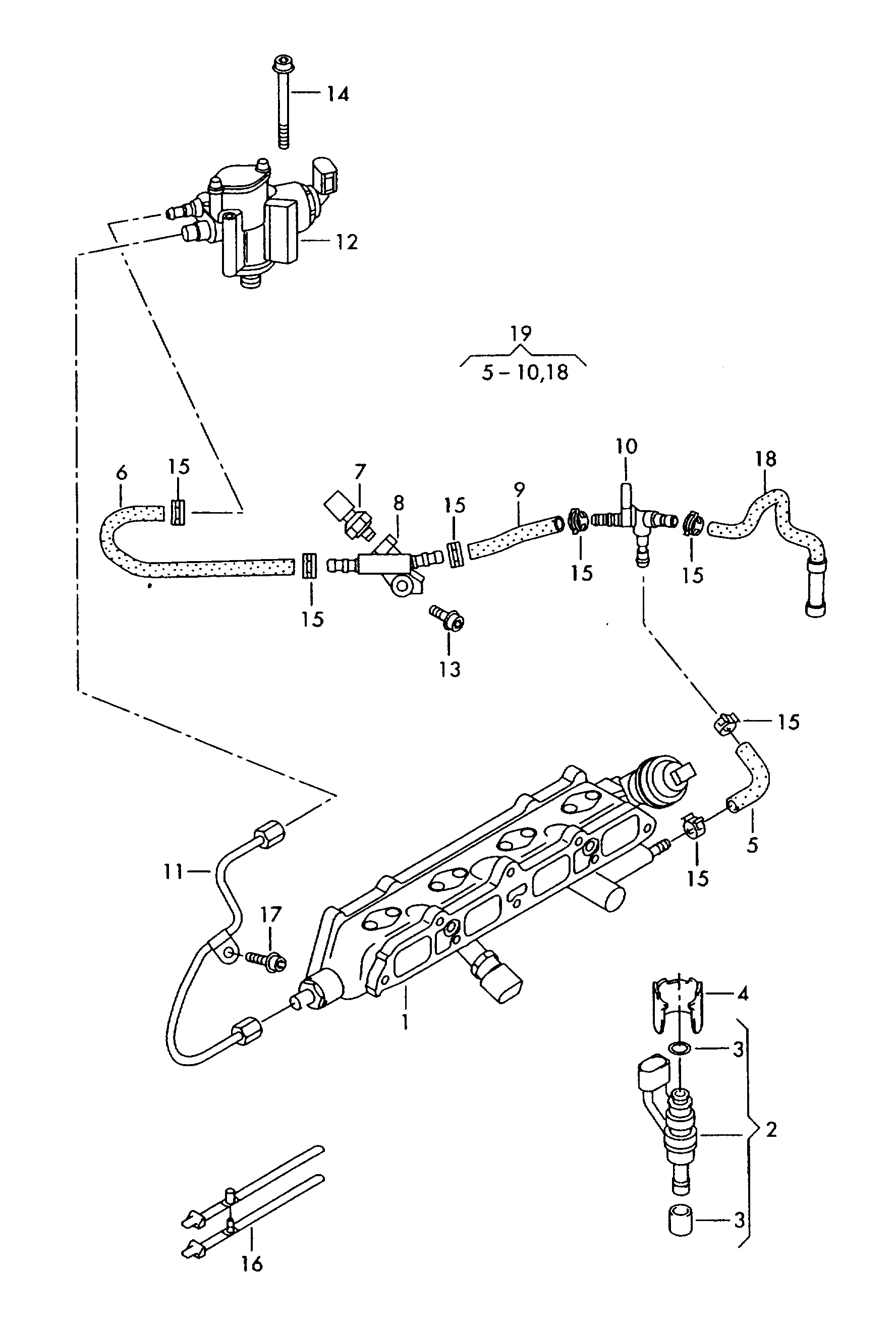 Porsche 06E 127 248 - Прокладка, топливный насос parts5.com