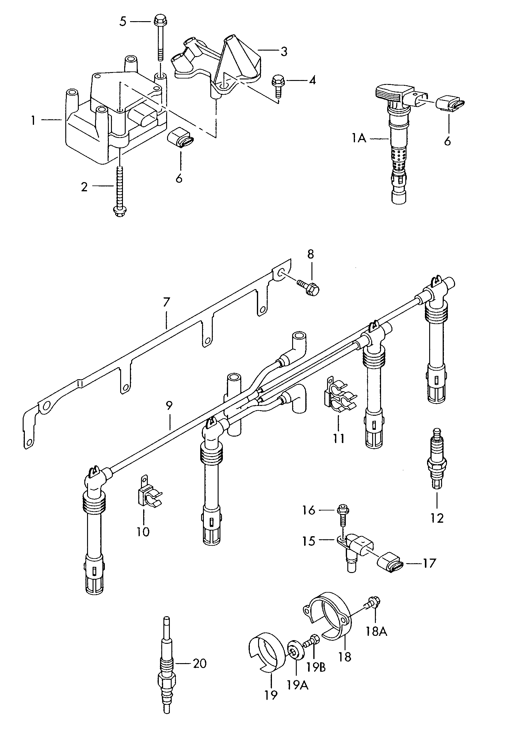 VAG 101000068AA - Свеча зажигания parts5.com