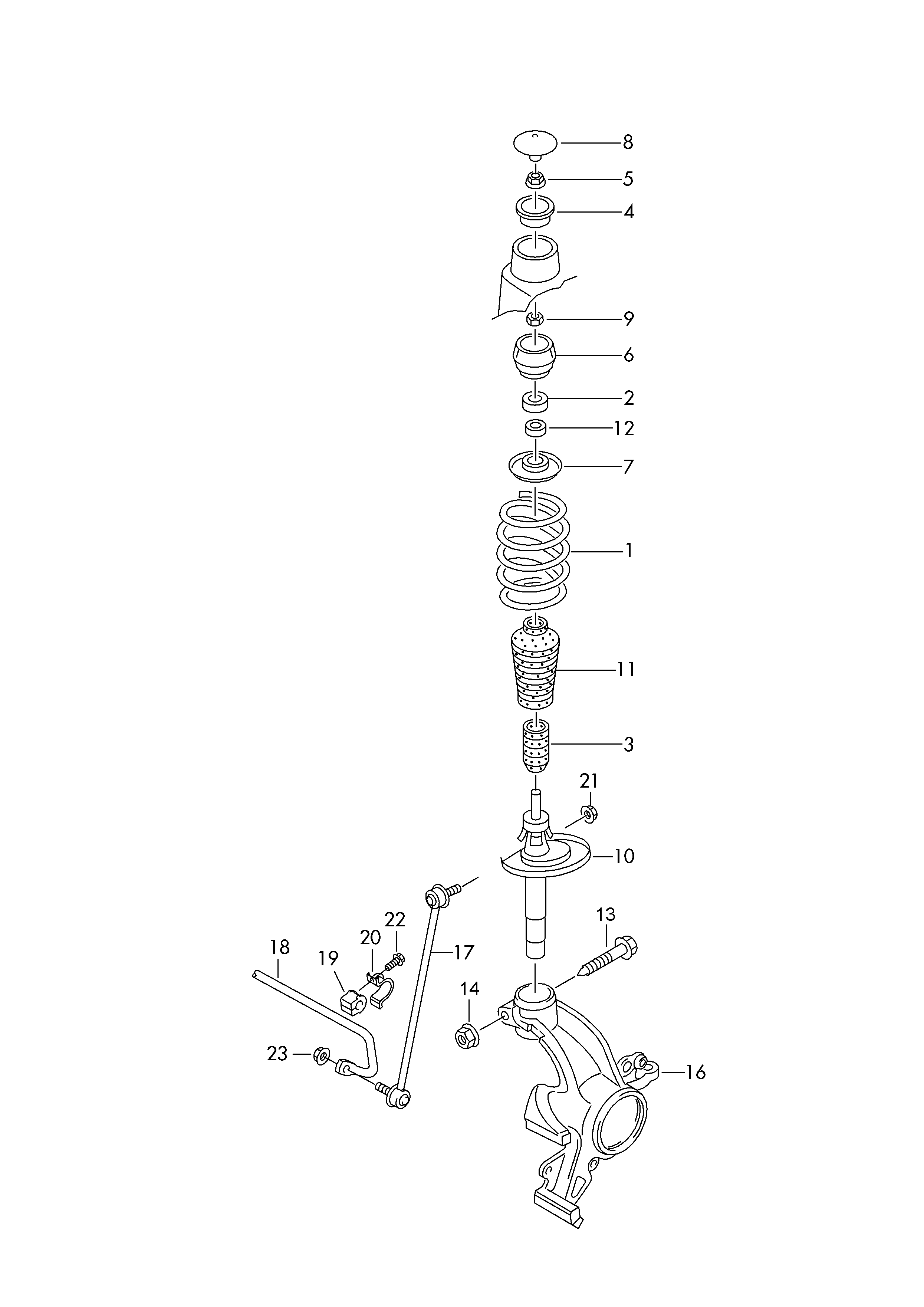 AUDI 6Q0 411 333 A - Кронштейн, подвеска стабилизатора parts5.com