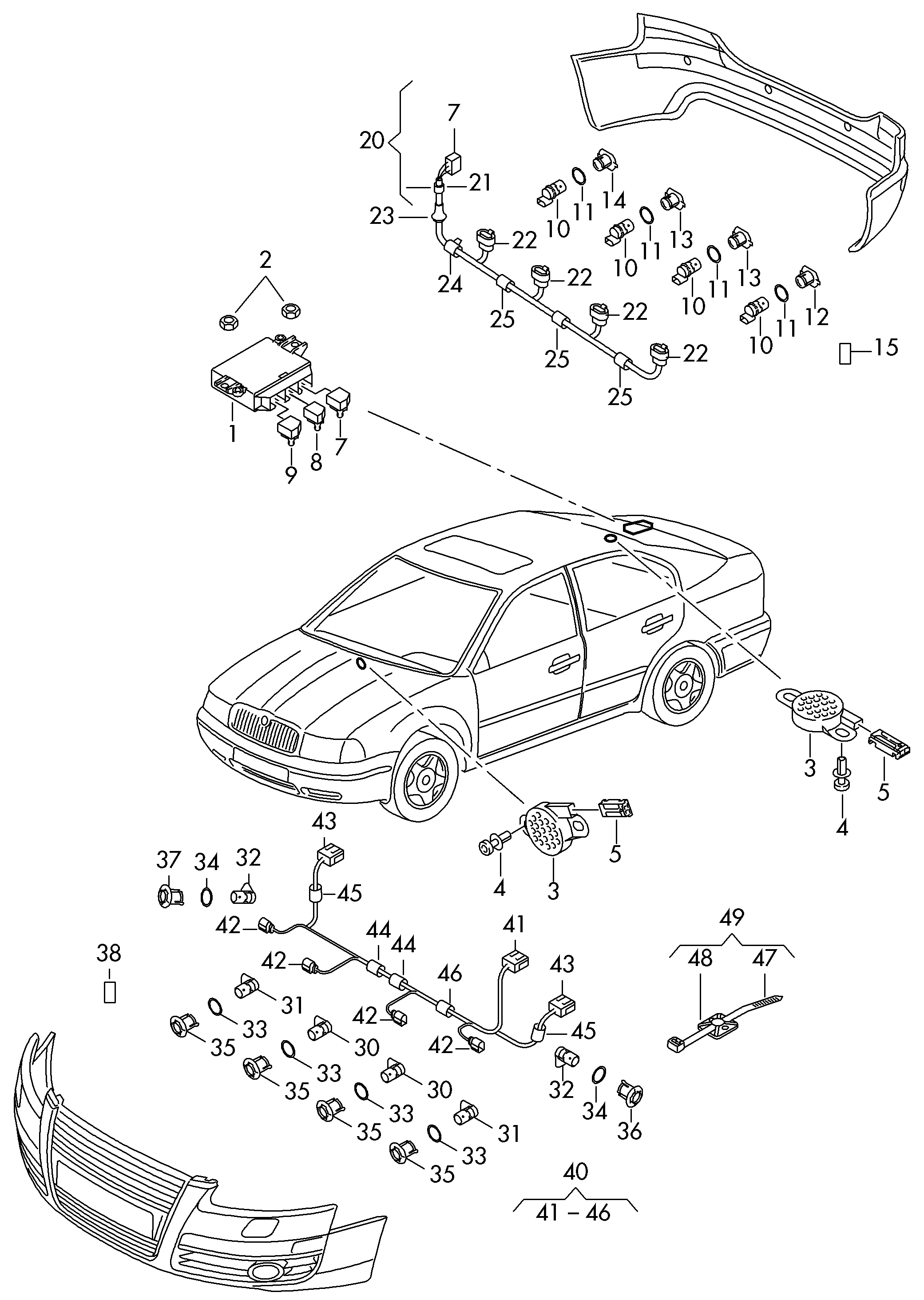 VAG 4H0 919 275A - Датчик, система помощи при парковке parts5.com