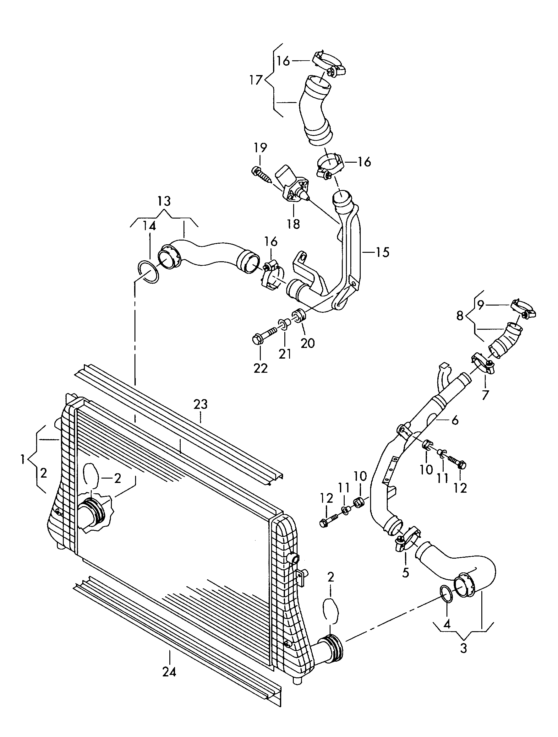 AUDI 1K0 145 834 T - Трубка, нагнетание воздуха parts5.com