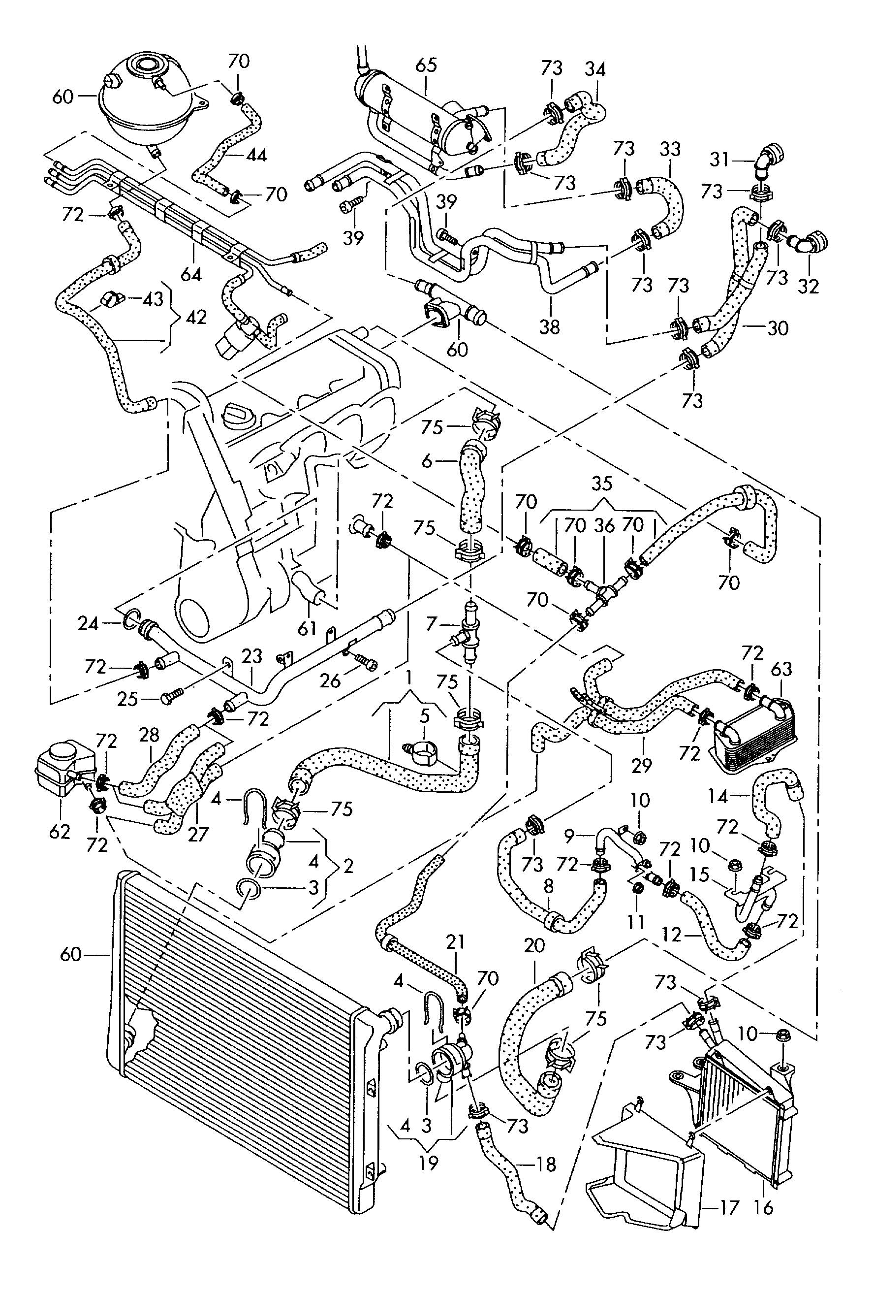 Seat 1K0 122 291BA - Фланец охлаждающей жидкости parts5.com