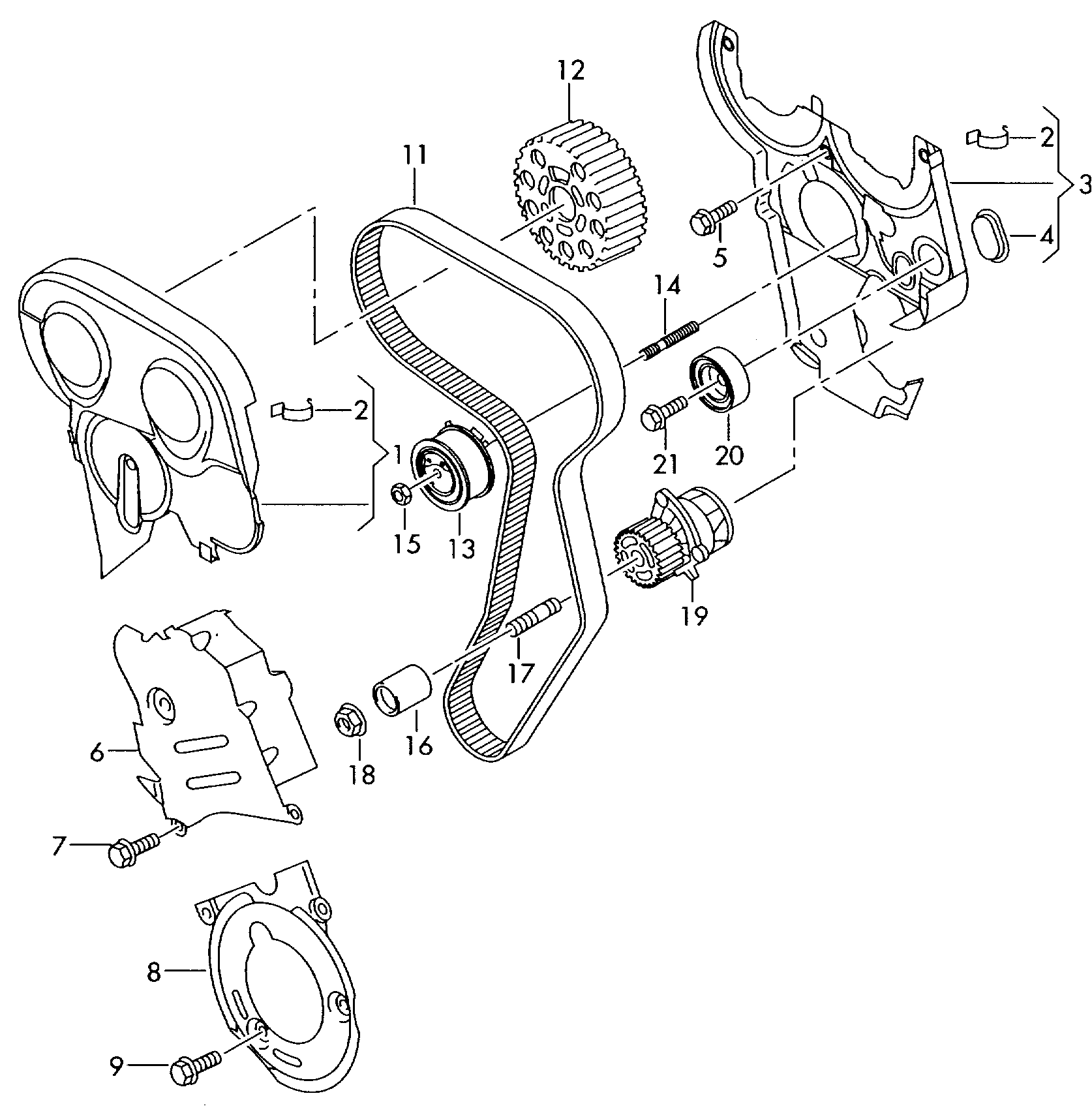 VAG 03G198119 - Timing Belt Set parts5.com