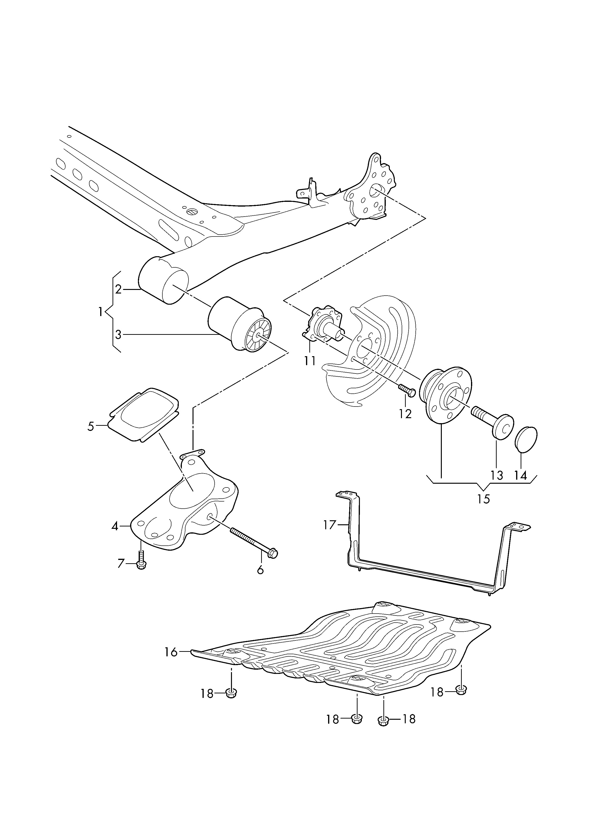 Seat 8V0 598 611 - Ступица колеса, поворотный кулак parts5.com