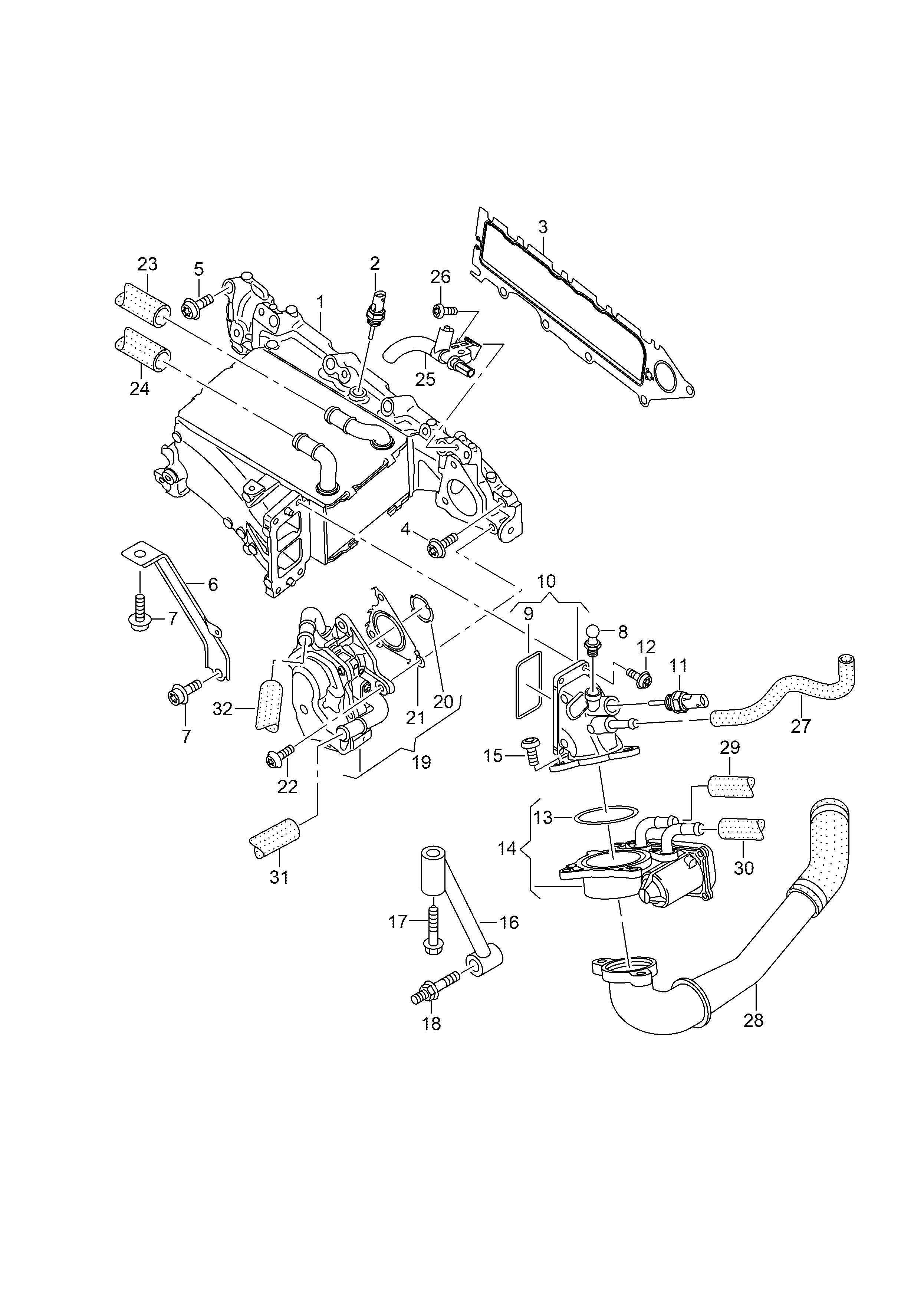 Seat 04L128063T - Корпус дроссельной заслонки parts5.com