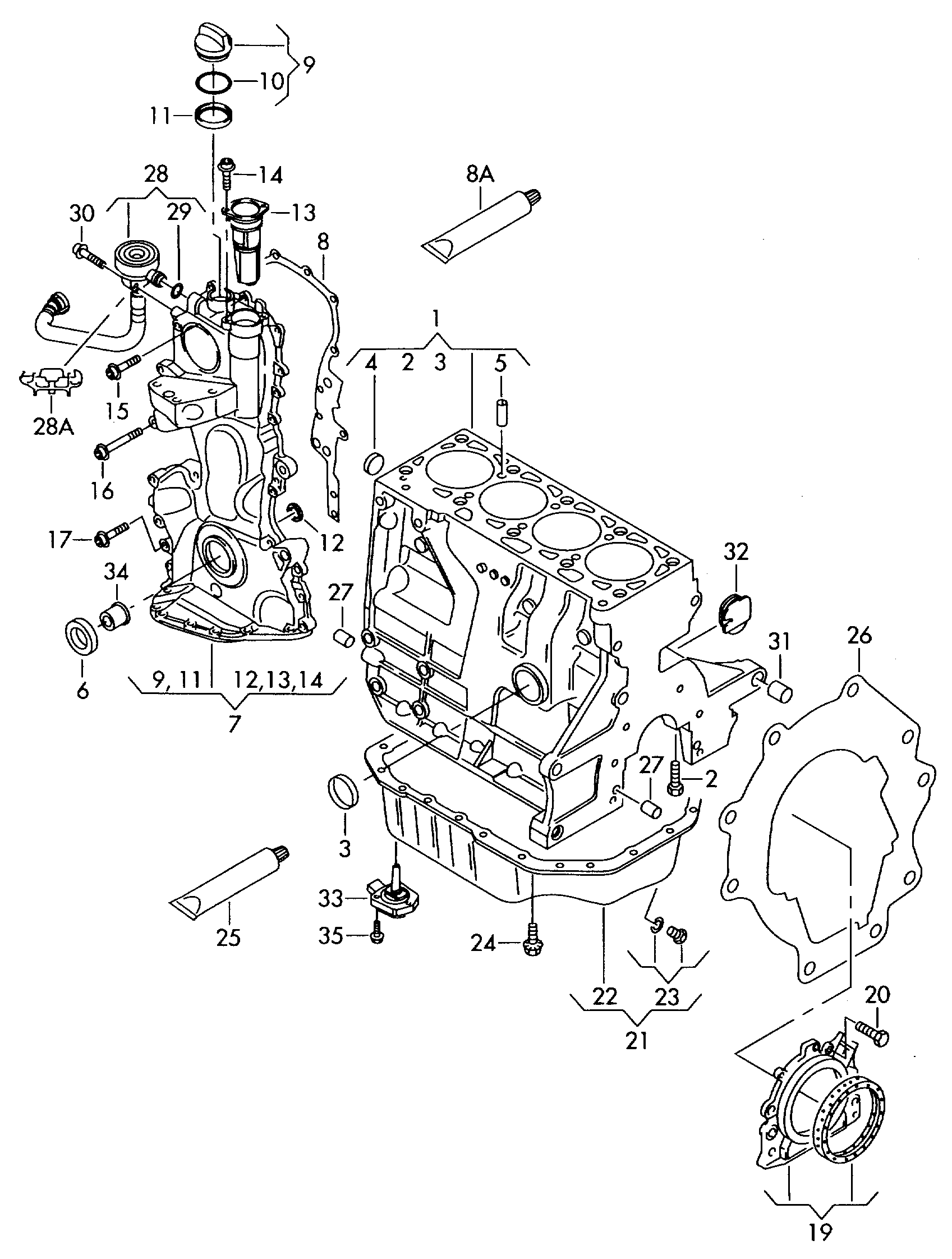 Skoda 030 103 171 K - Уплотняющее кольцо, коленчатый вал parts5.com