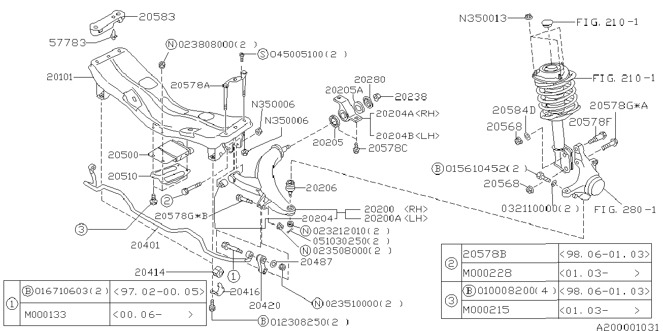 Subaru 21067-GA050 - Шаровая опора, несущий / направляющий шарнир parts5.com