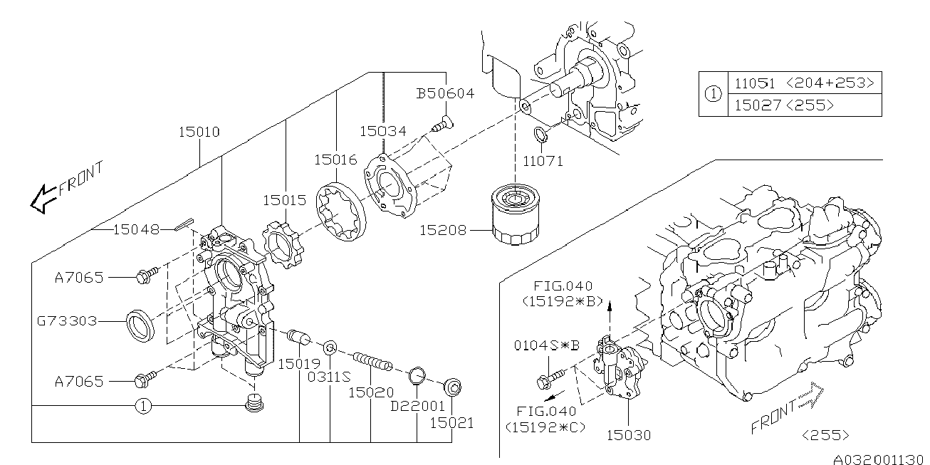 Subaru 15208-AA100 - Масляный фильтр parts5.com