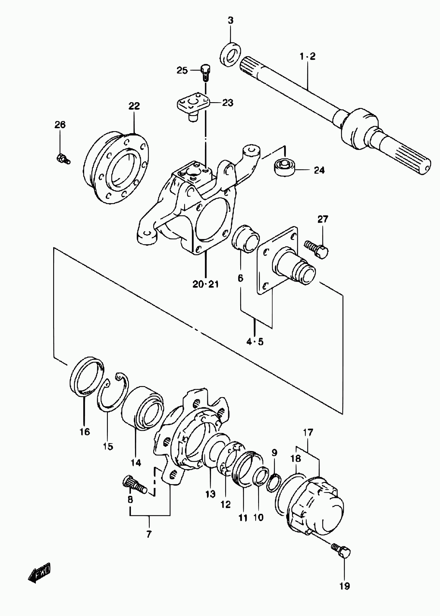 Suzuki 09381-68001 - Комплект подшипника ступицы колеса parts5.com