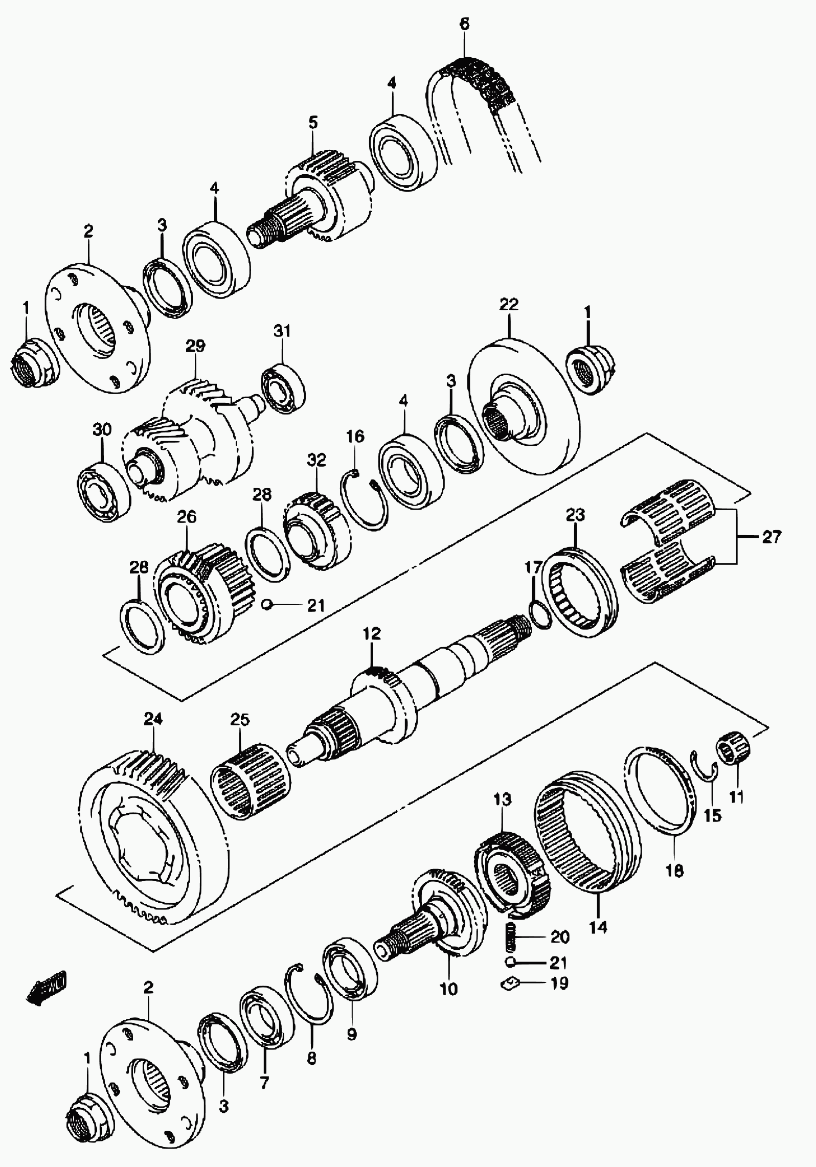 Suzuki 29972-80050 - Уплотняющее кольцо, раздаточная коробка parts5.com