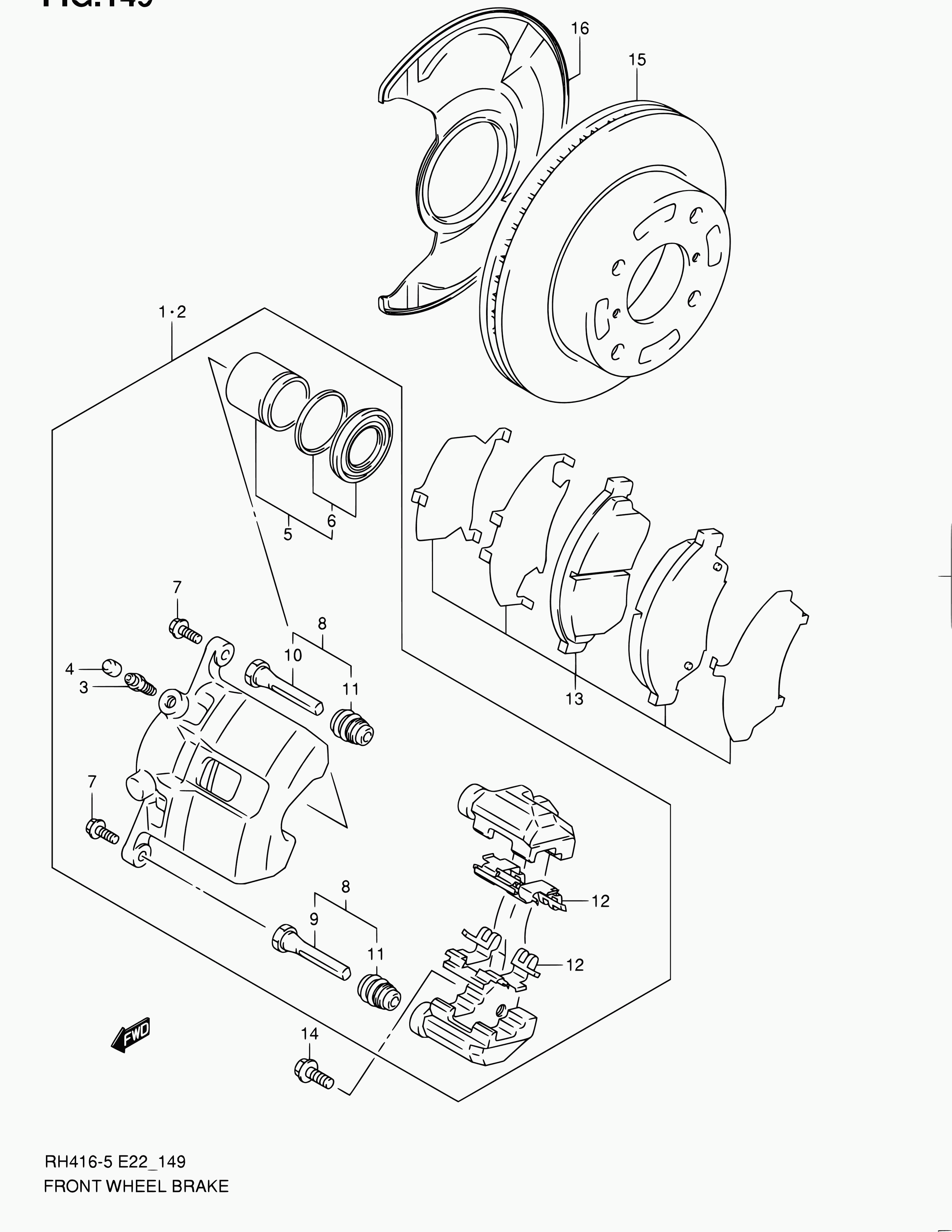 Suzuki (Changhe) 55311-62G01 - Тормозной диск parts5.com