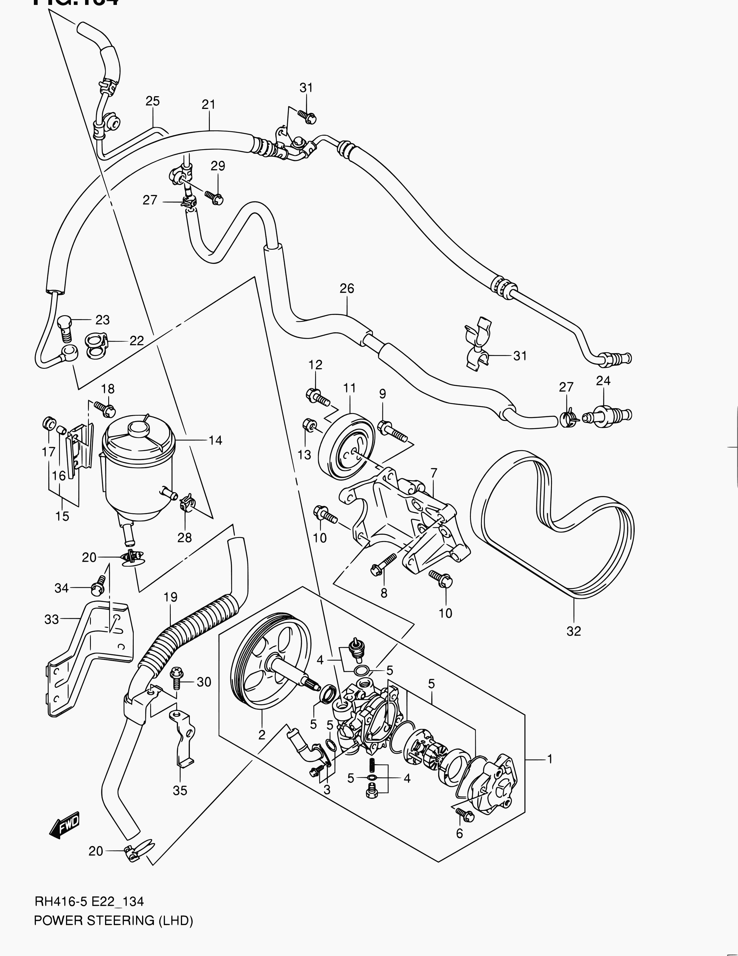 Suzuki 49180-69G00 - Поликлиновой ремень parts5.com