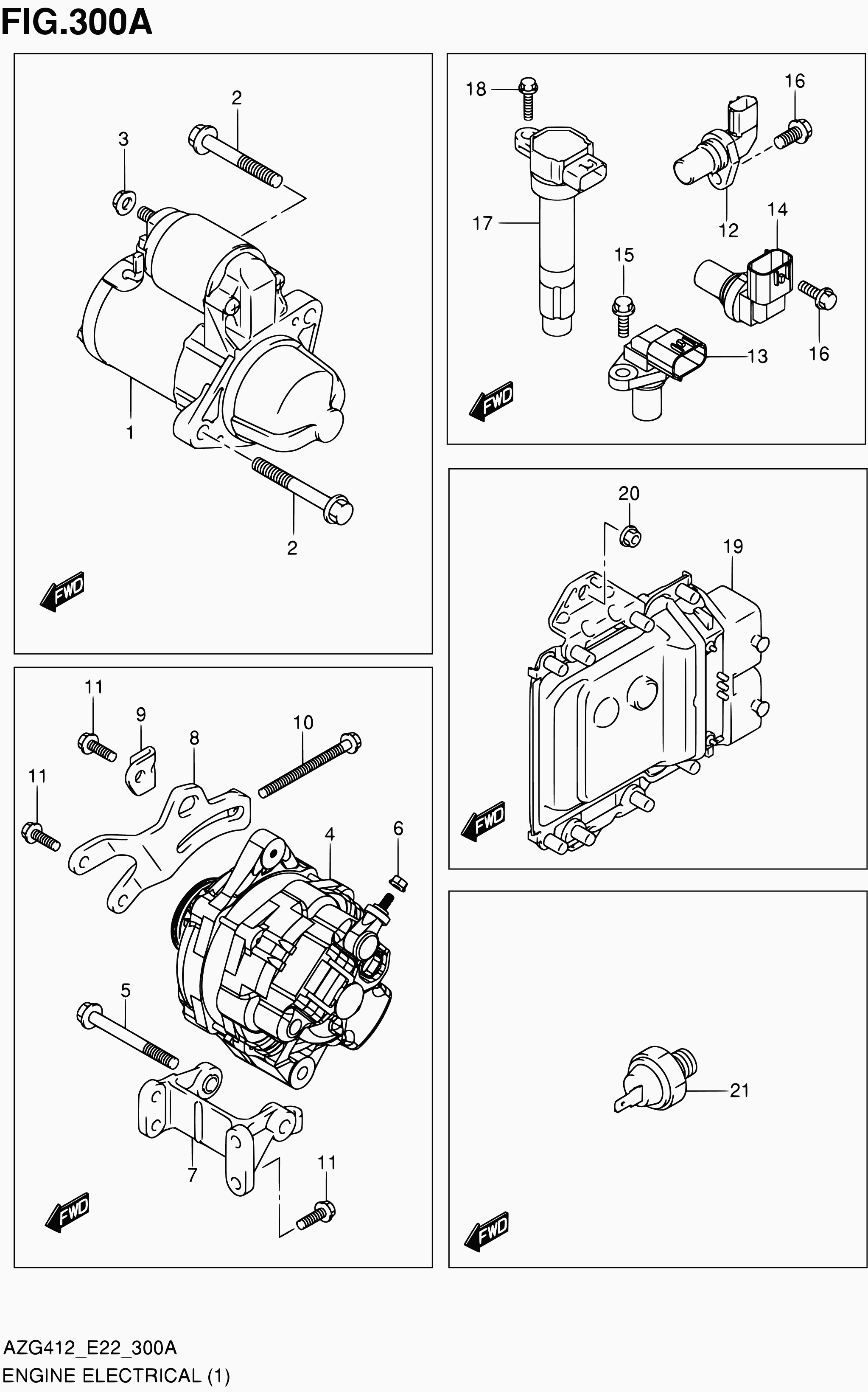 Suzuki 31100-60P00 - Стартер parts5.com