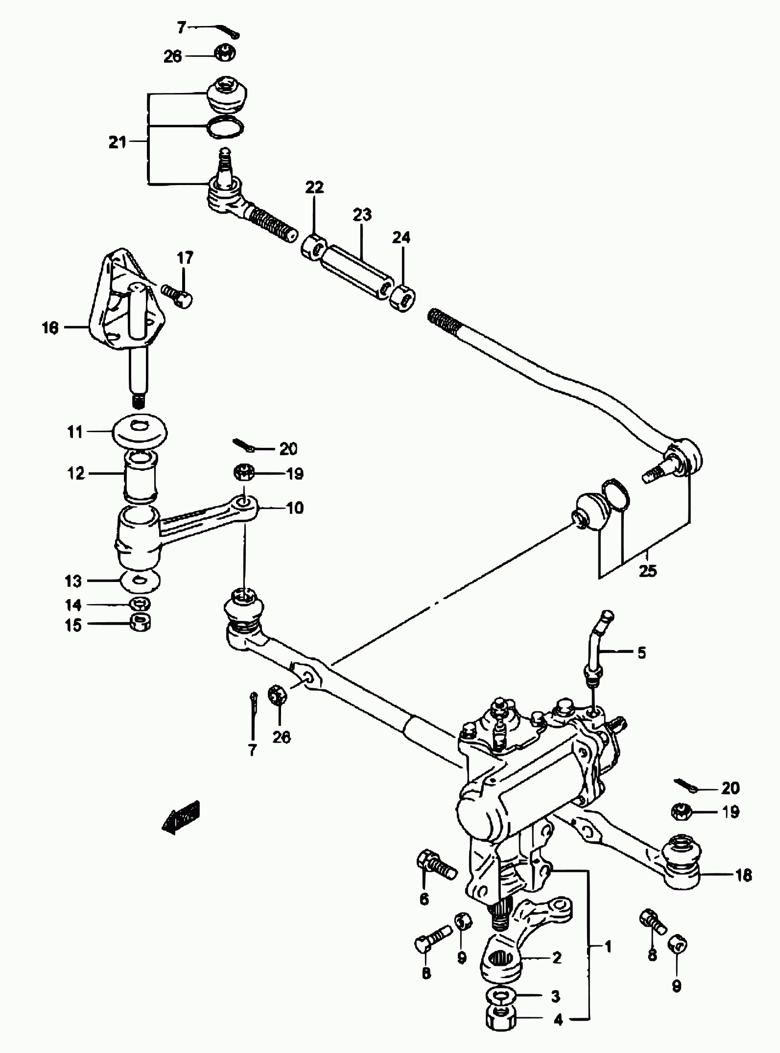 Suzuki 48750 60A00 - Сайлентблок, рычаг подвески колеса parts5.com