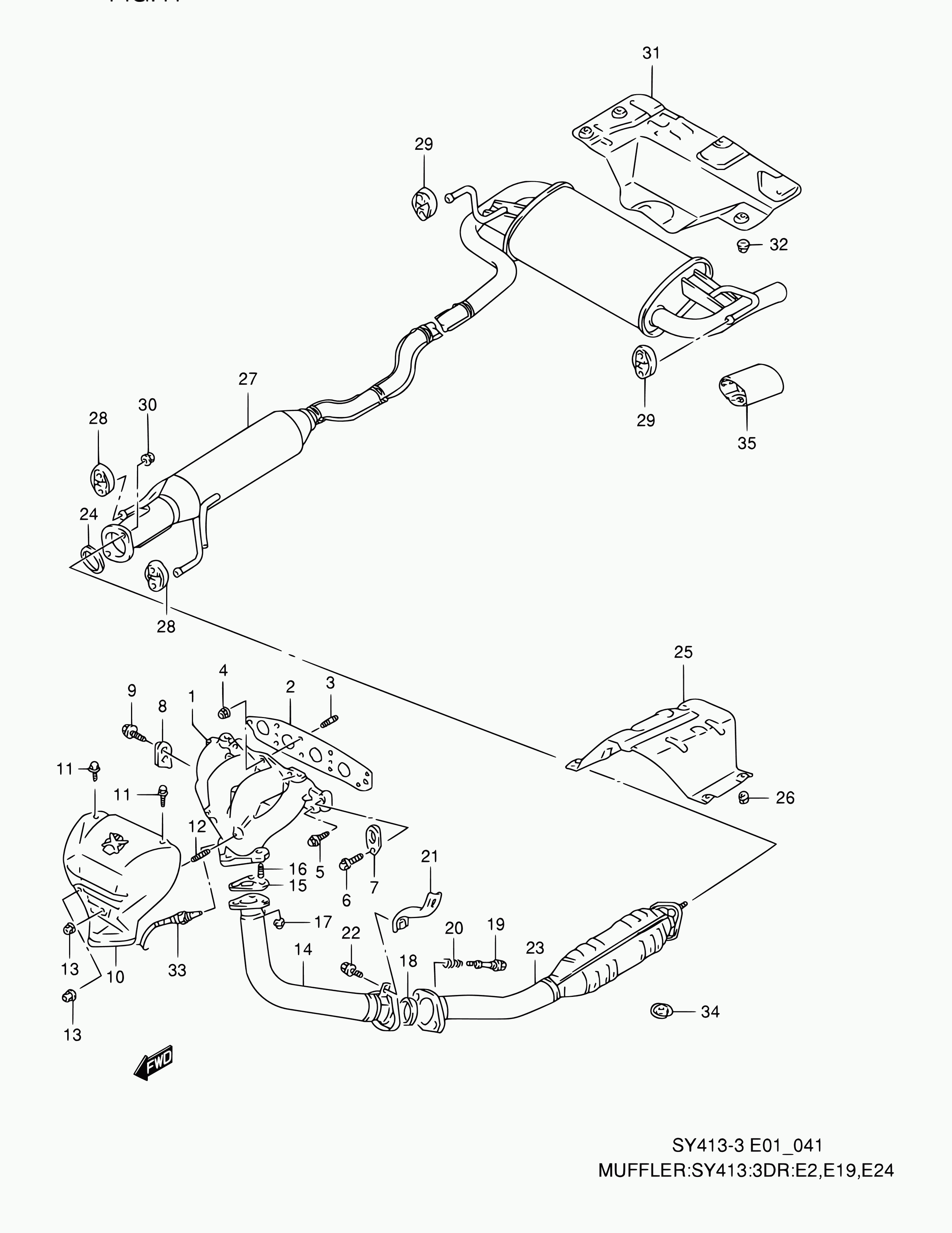 Suzuki 18213-60G00 - Lambda Sensor parts5.com