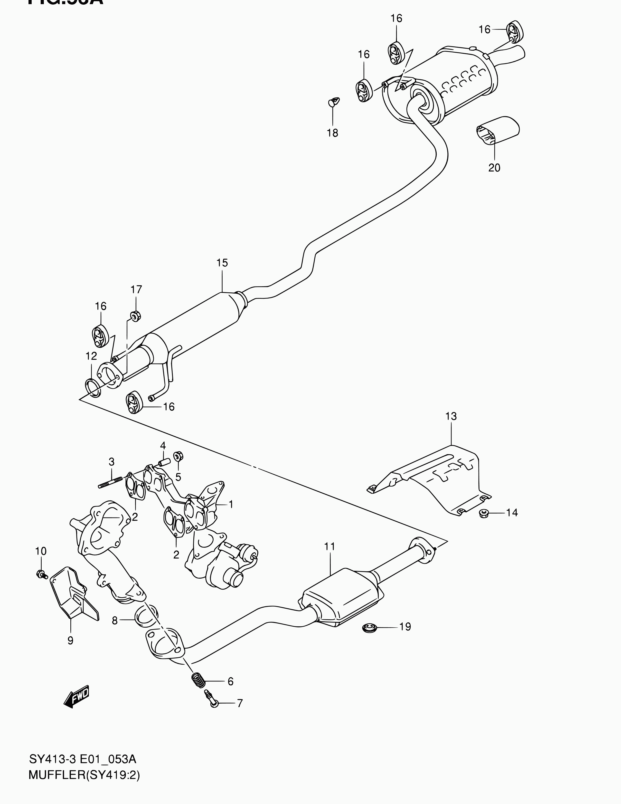 Suzuki 09159-10049 - Nut parts5.com