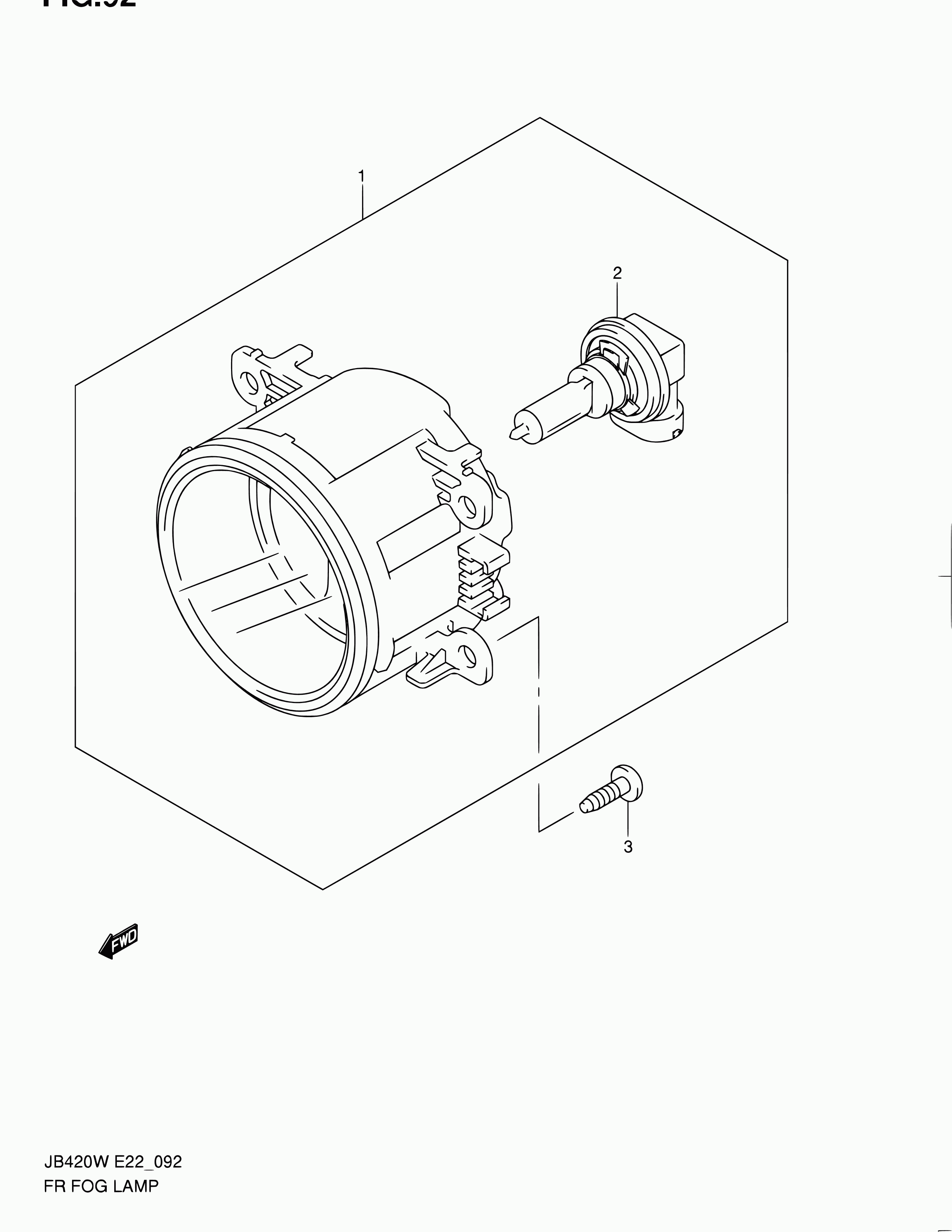 Suzuki 09471-12210 - Лампа накаливания, противотуманная фара parts5.com