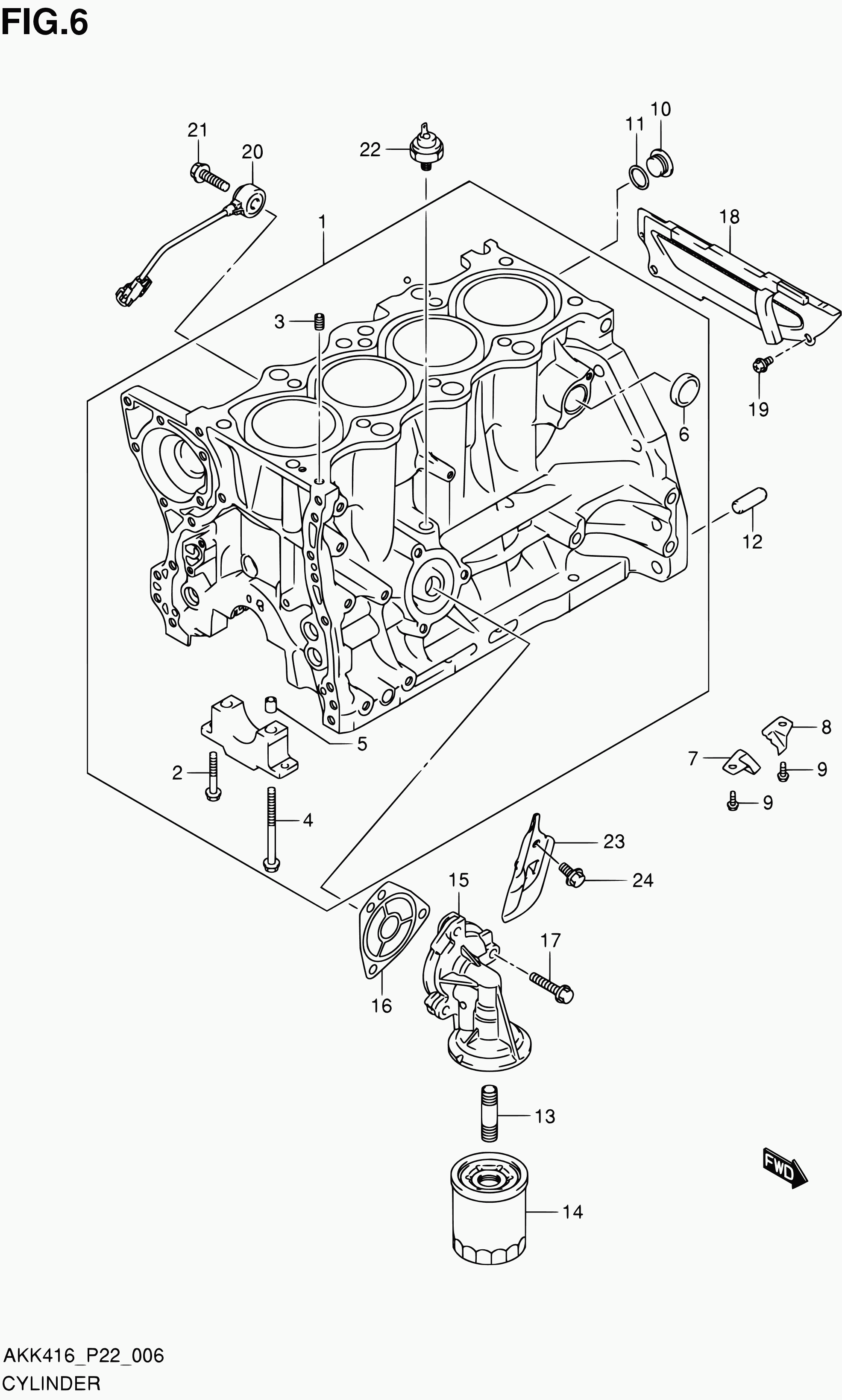 Bedford 16510-61A31 - Масляный фильтр parts5.com