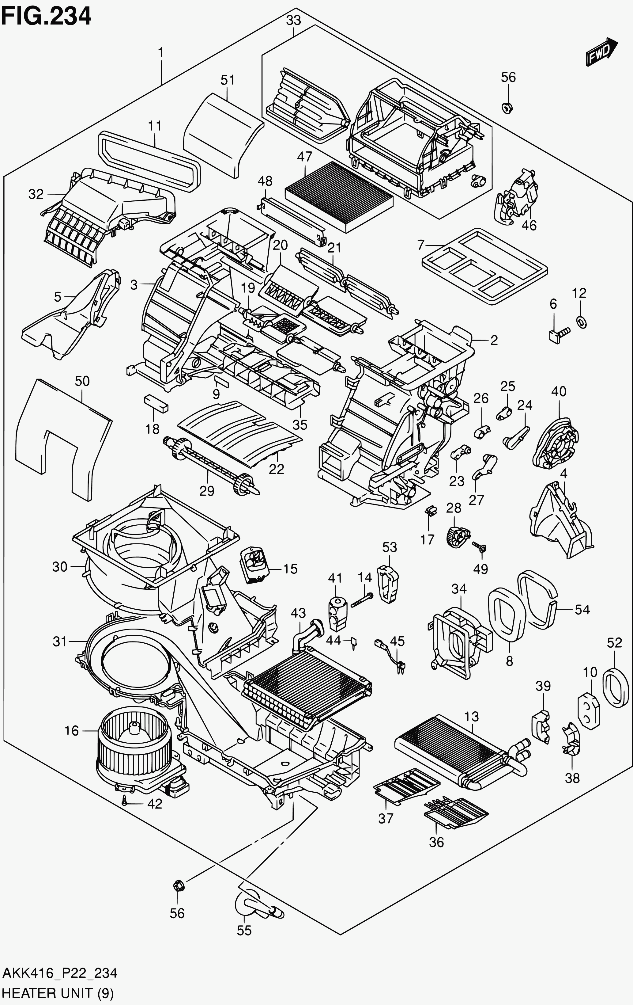 Suzuki 95850-61M00 - Фильтр воздуха в салоне parts5.com