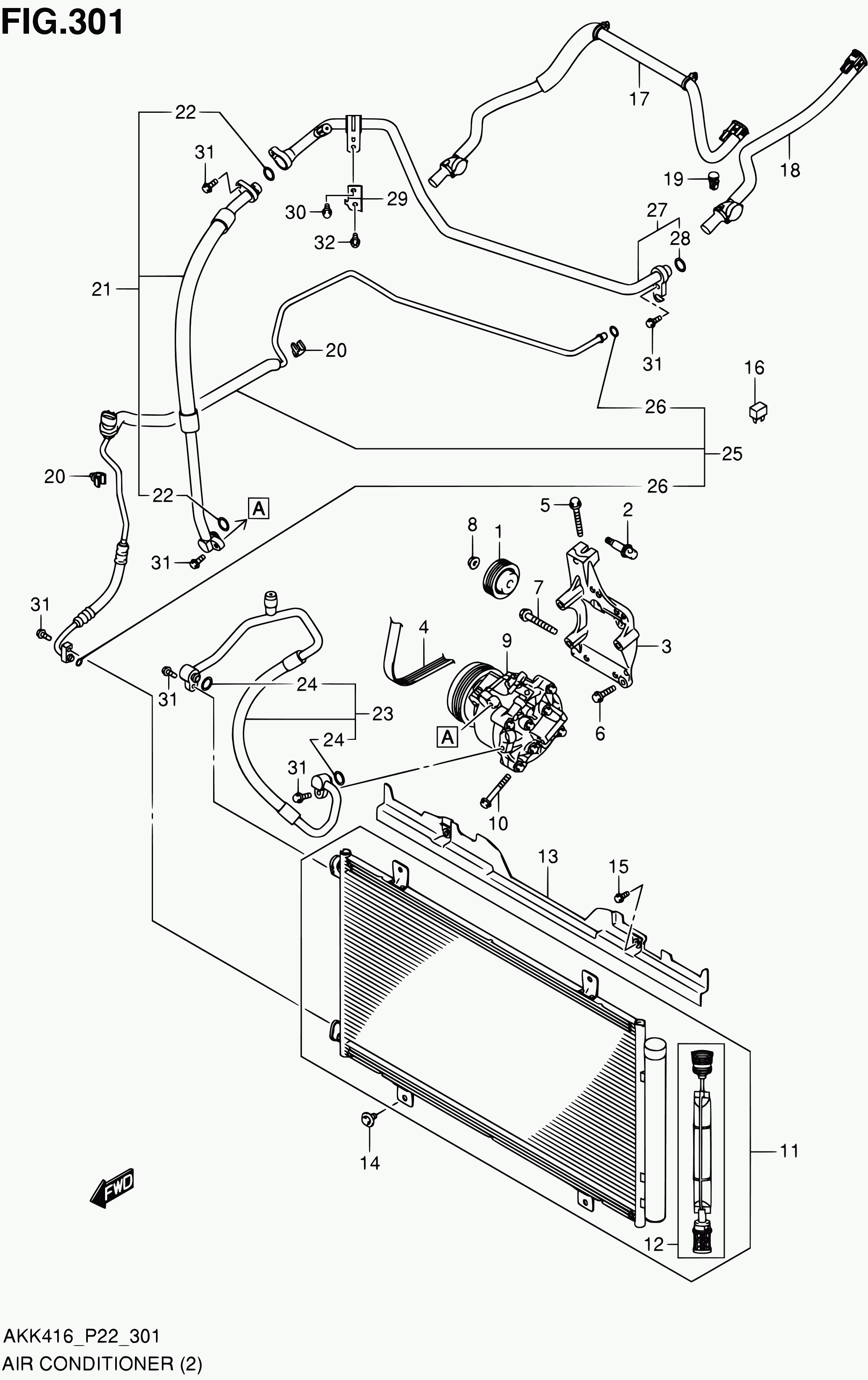 Suzuki 95141-61M00 - Поликлиновой ремень parts5.com