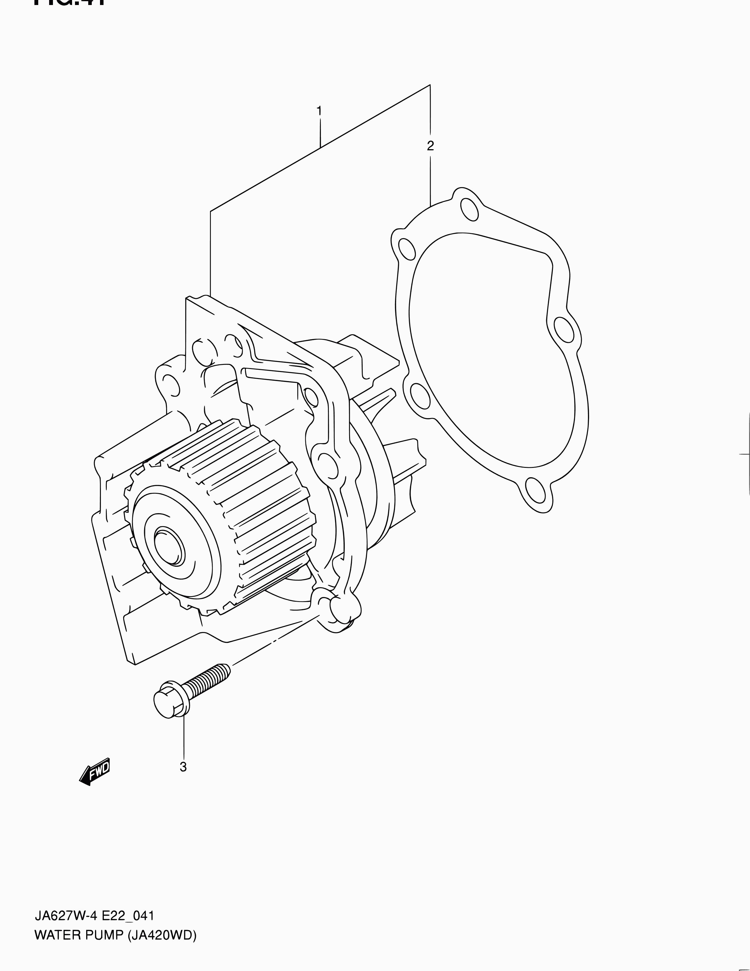 SANTANA 17410-67G00 - PUMP ASSY, WATER parts5.com