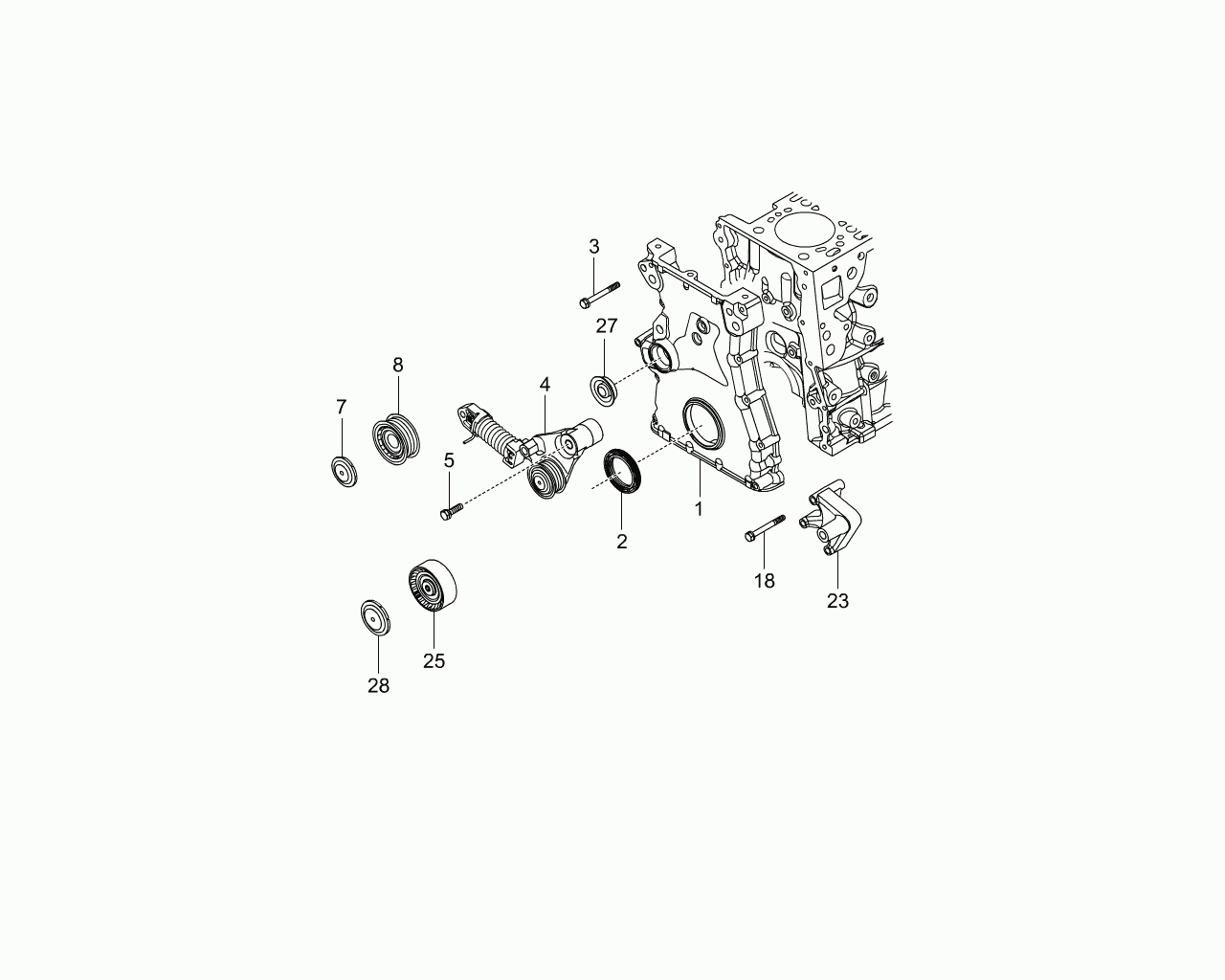 AUDI 6712000210 - Направляющий ролик, поликлиновый ремень parts5.com