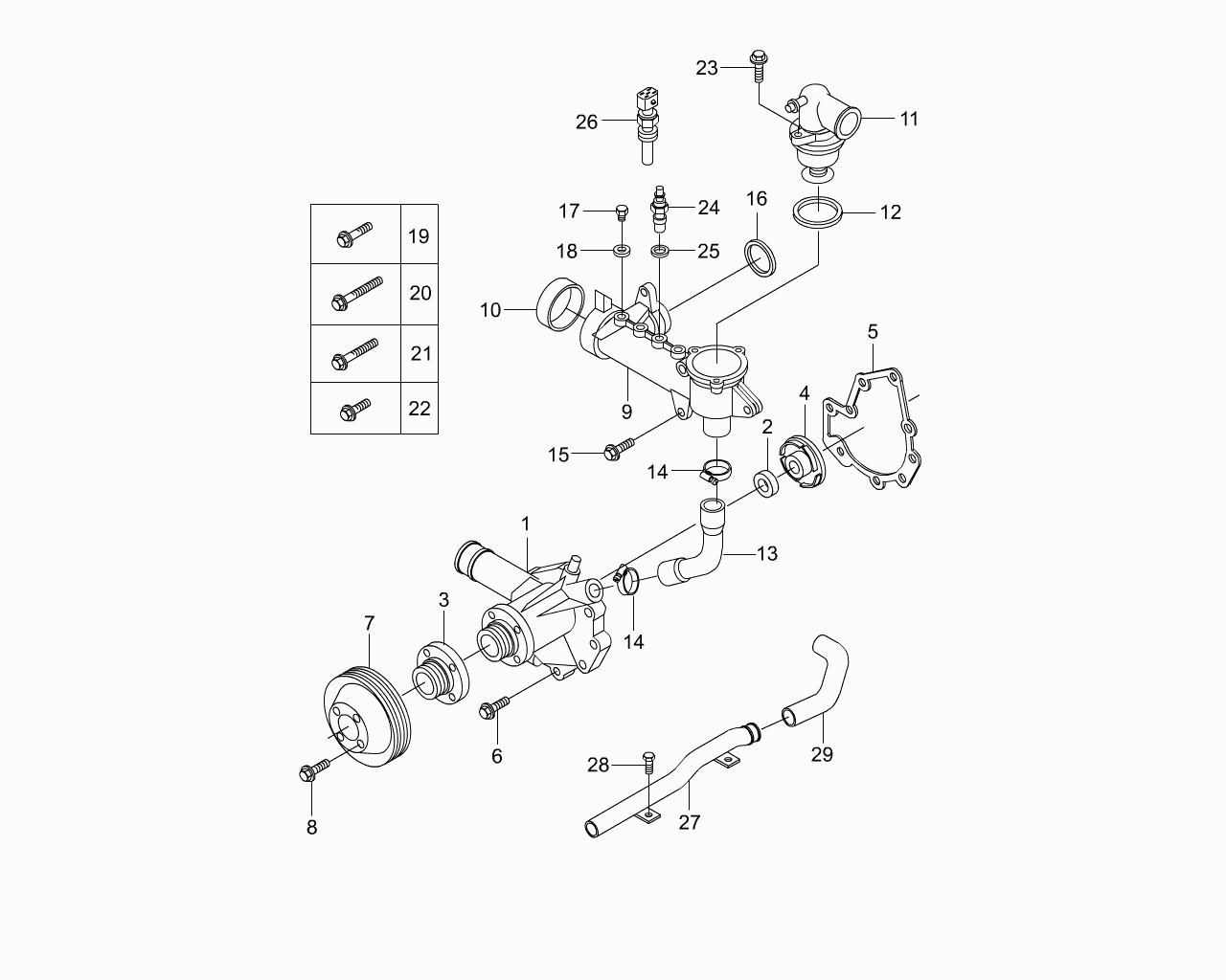 DAEWOO 1612033375 - Термостат, охлаждающая жидкость parts5.com