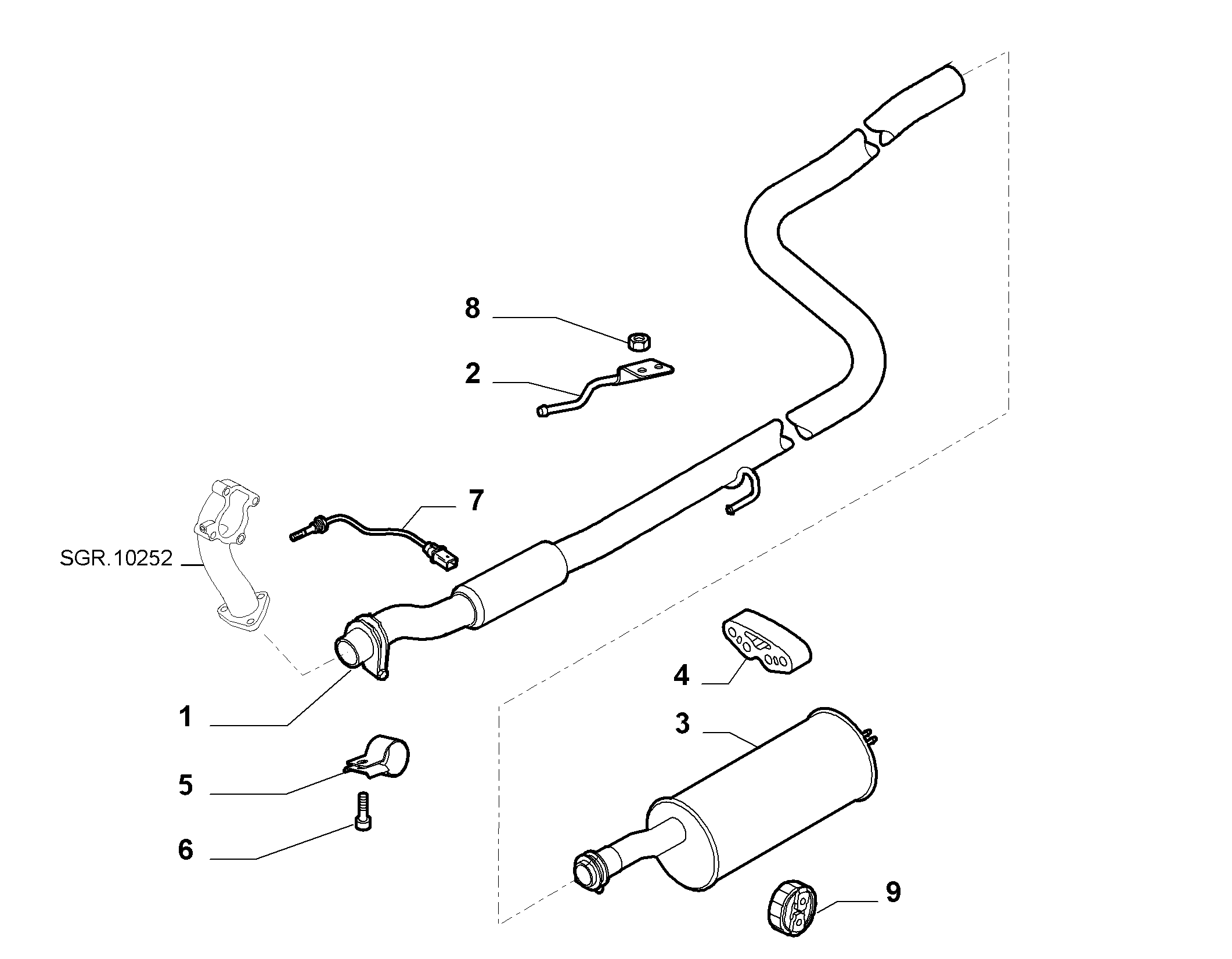 Alfa Romeo 46416588 - Втулка, стабилизатор parts5.com