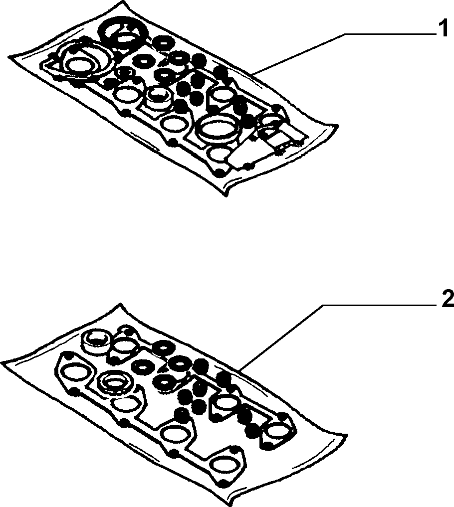 Alfarome/Fiat/Lanci 9569752780 - Комплект прокладок, головка цилиндра parts5.com