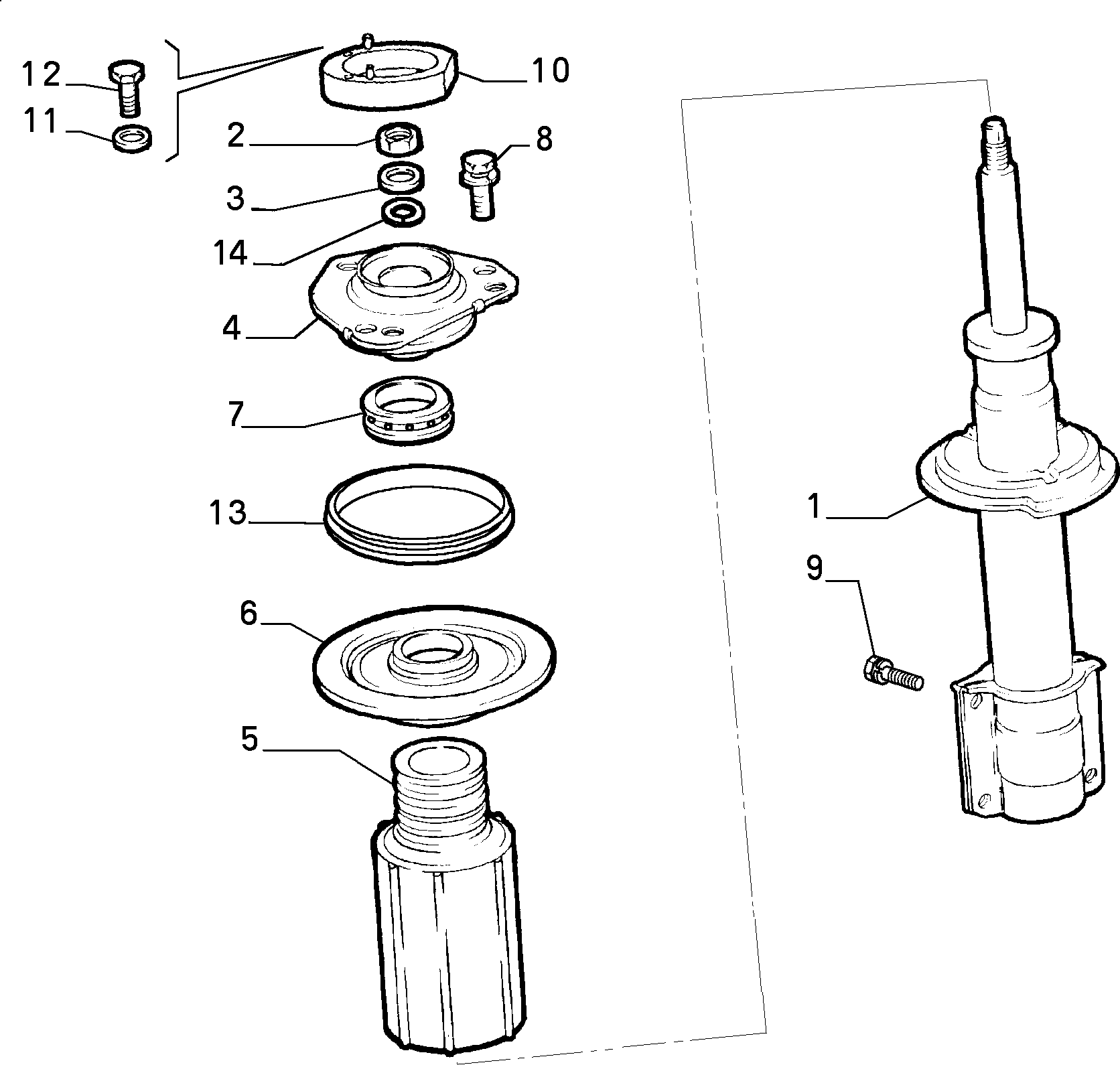 FIAT 1307628080 - Тарелка пружины parts5.com