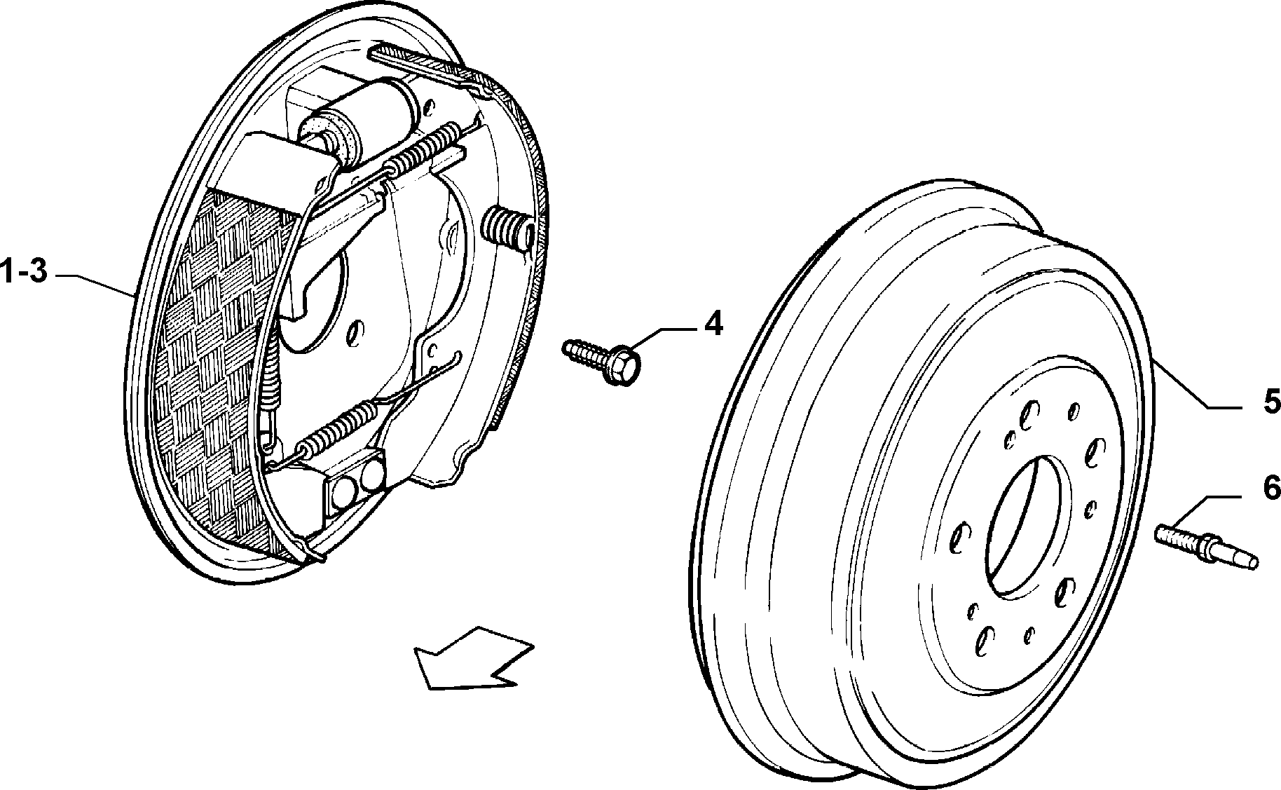 Alfa Romeo 1306211080 - Тормозной барабан parts5.com