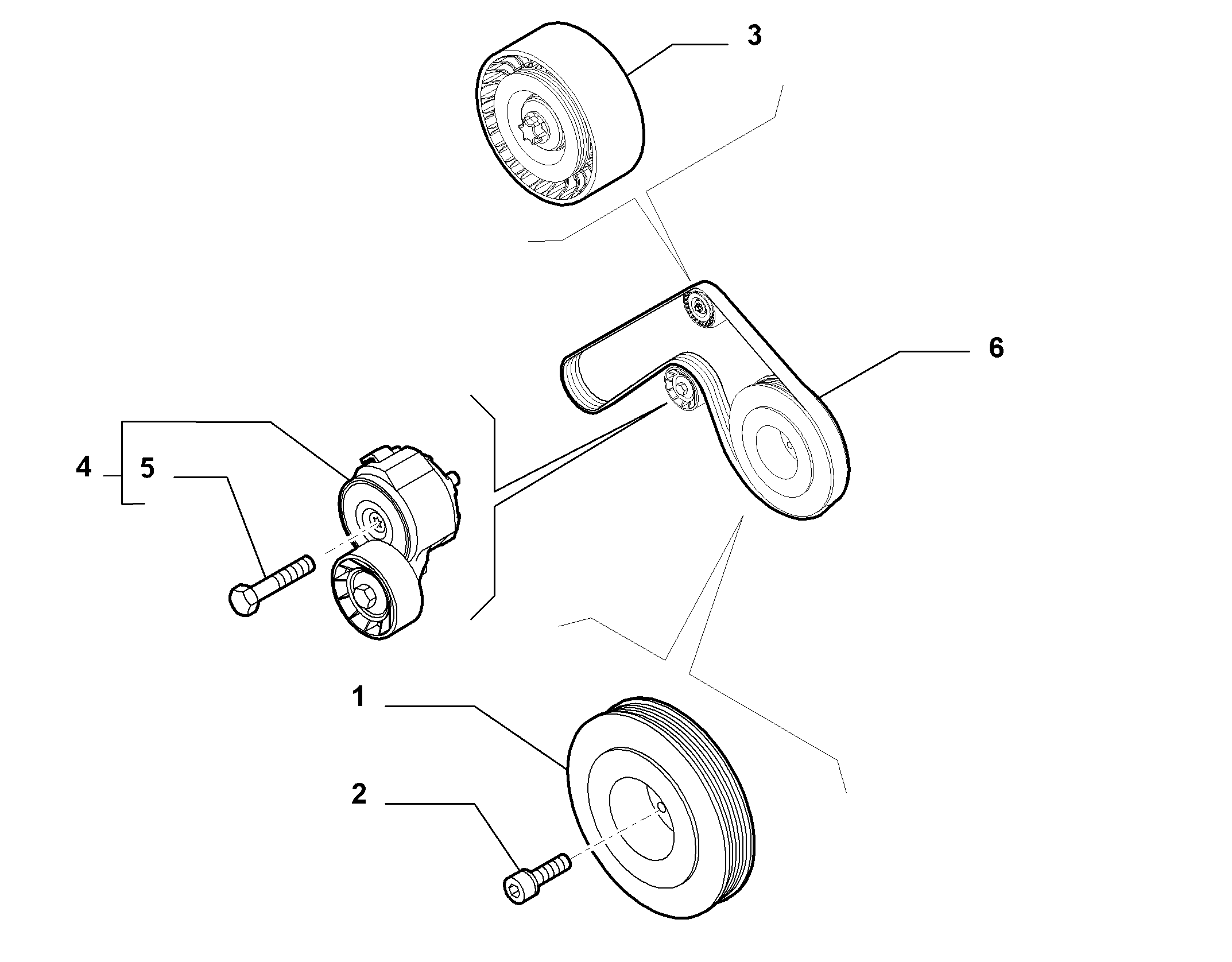 Alfarome/Fiat/Lanci 51815020 - Направляющий ролик, поликлиновый ремень parts5.com