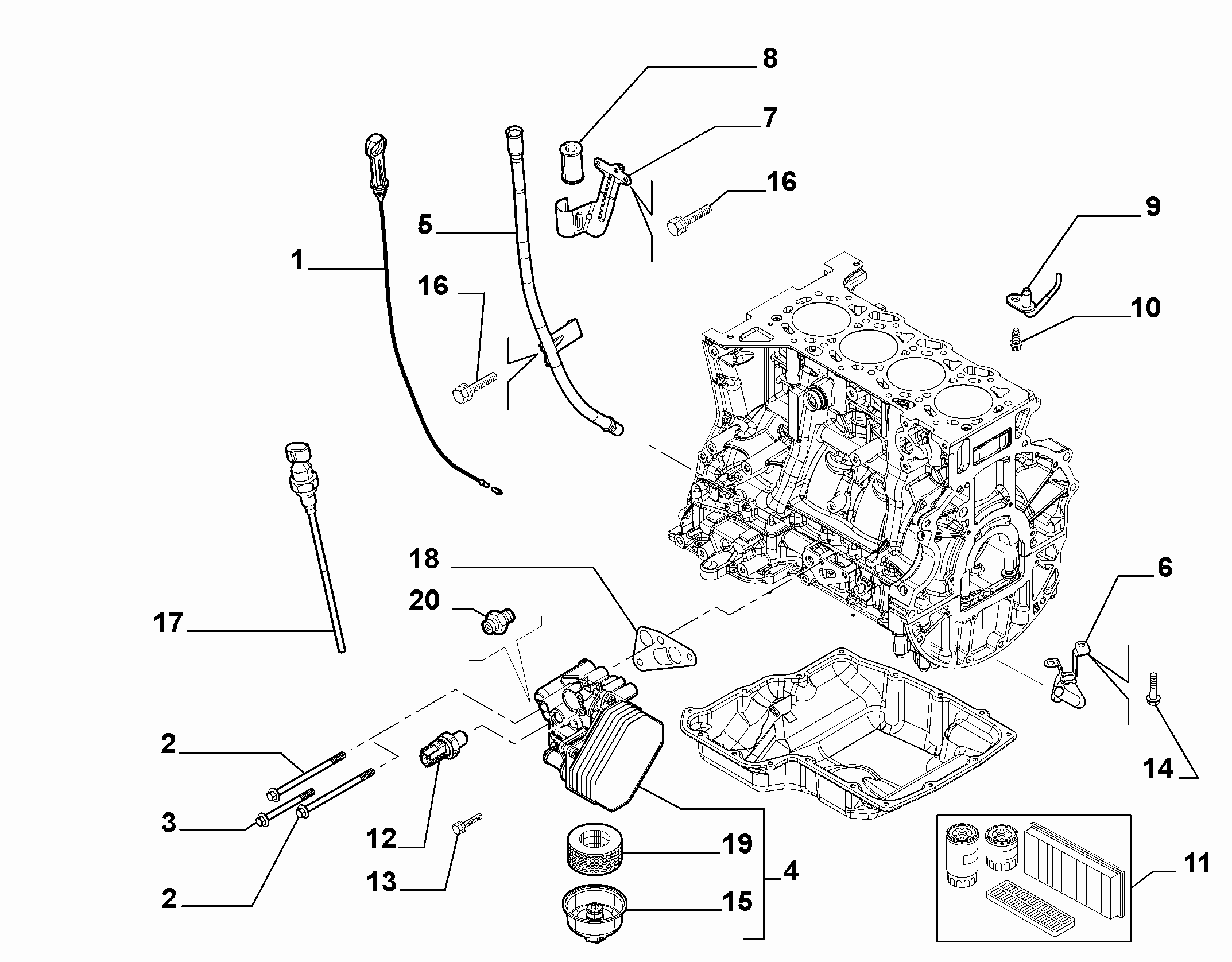 Alfa Romeo 9662282580 - Масляный фильтр parts5.com