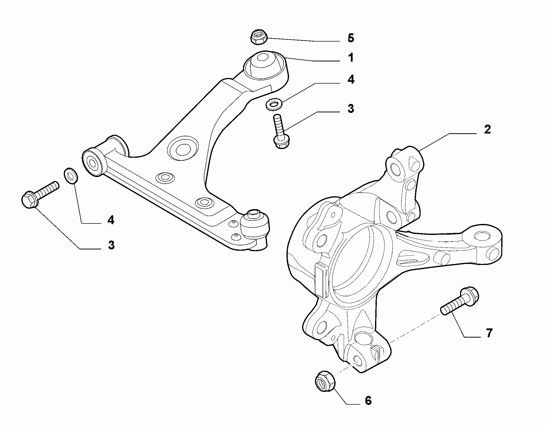 PEUGEOT 51783056 - Рычаг подвески колеса parts5.com