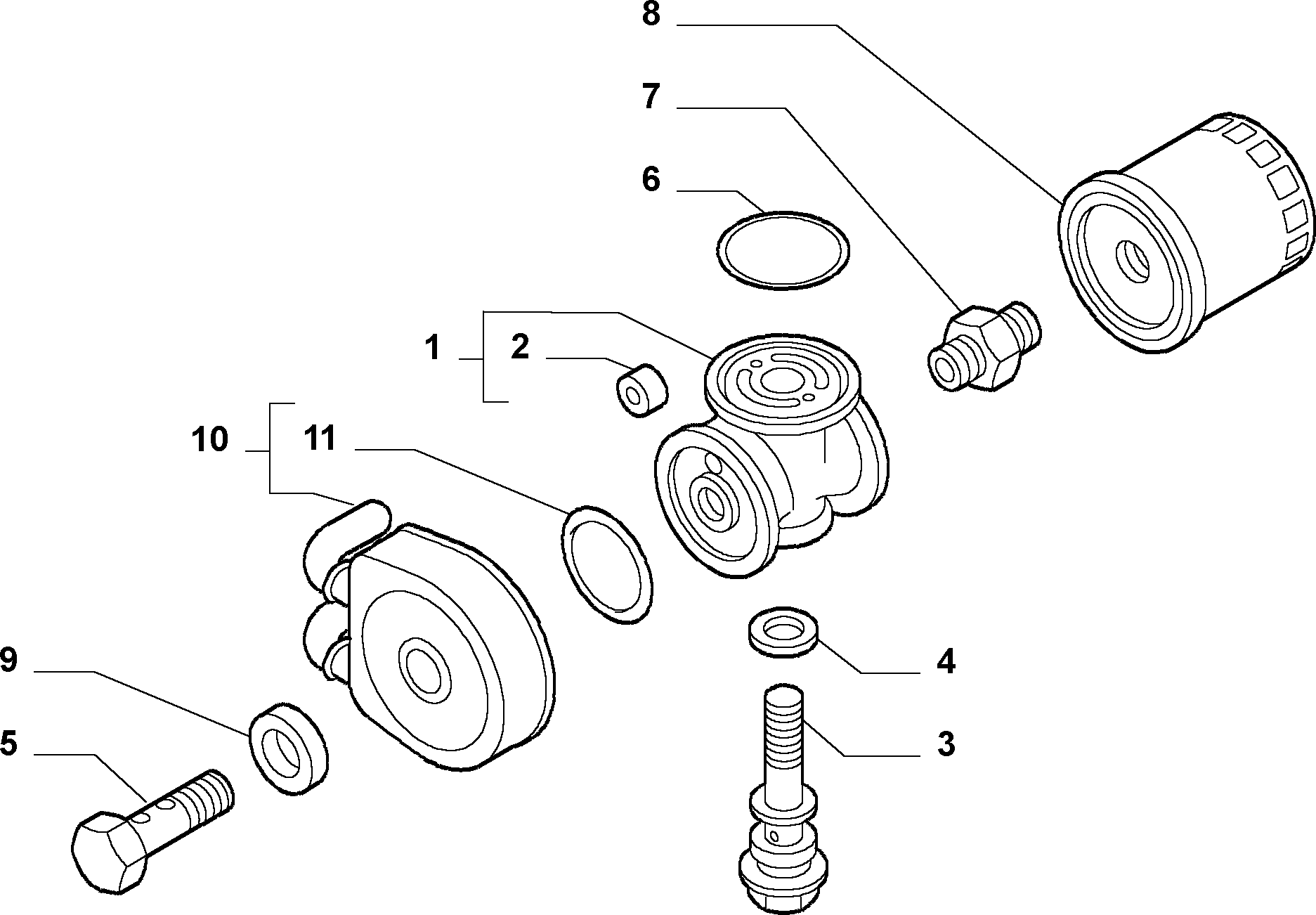 FIAT 8093784 - Oil Filter parts5.com