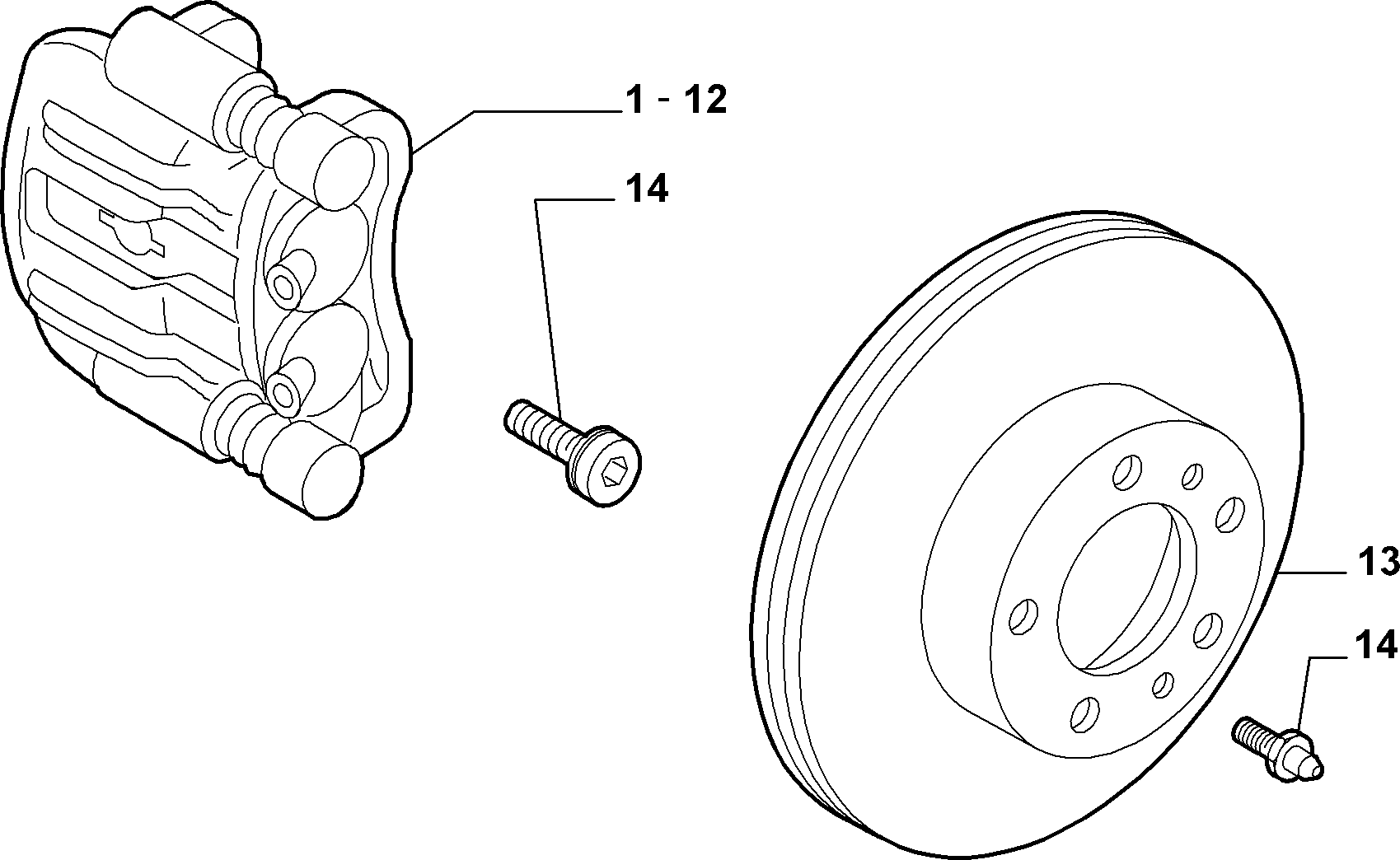 FIAT 735361978 - Тормозной суппорт parts5.com