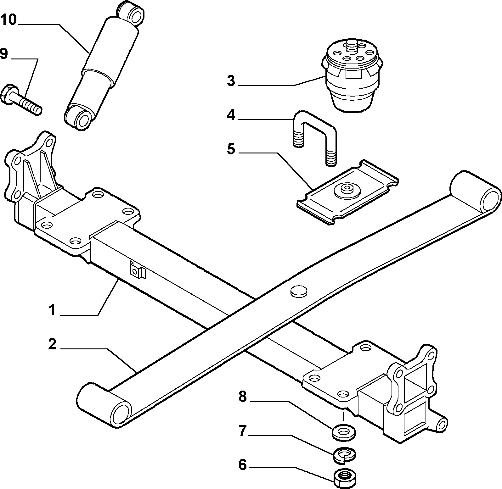 FIAT 1346464080 - Амортизатор parts5.com