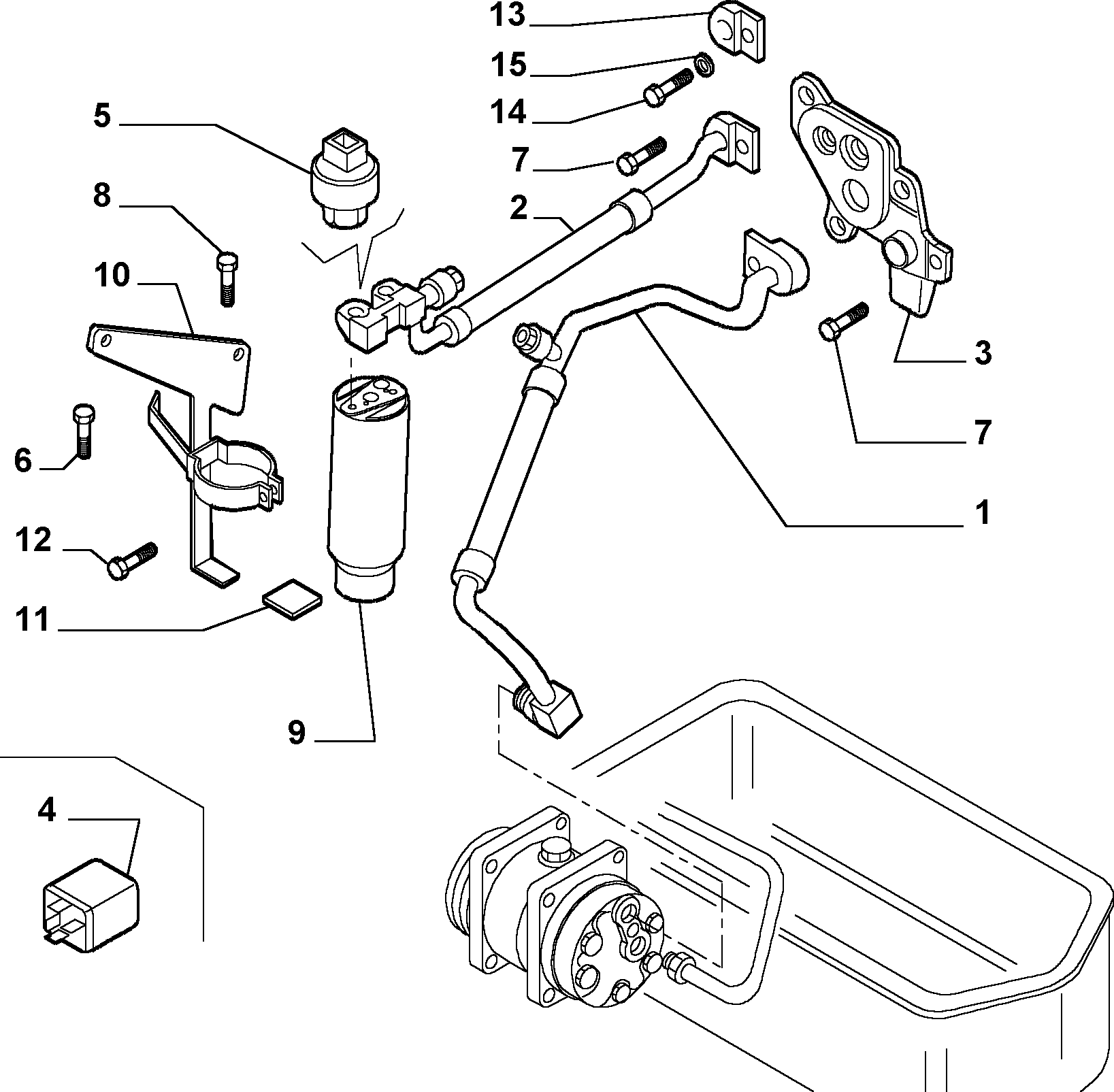 FIAT 11130088 - Реле, ближний свет parts5.com