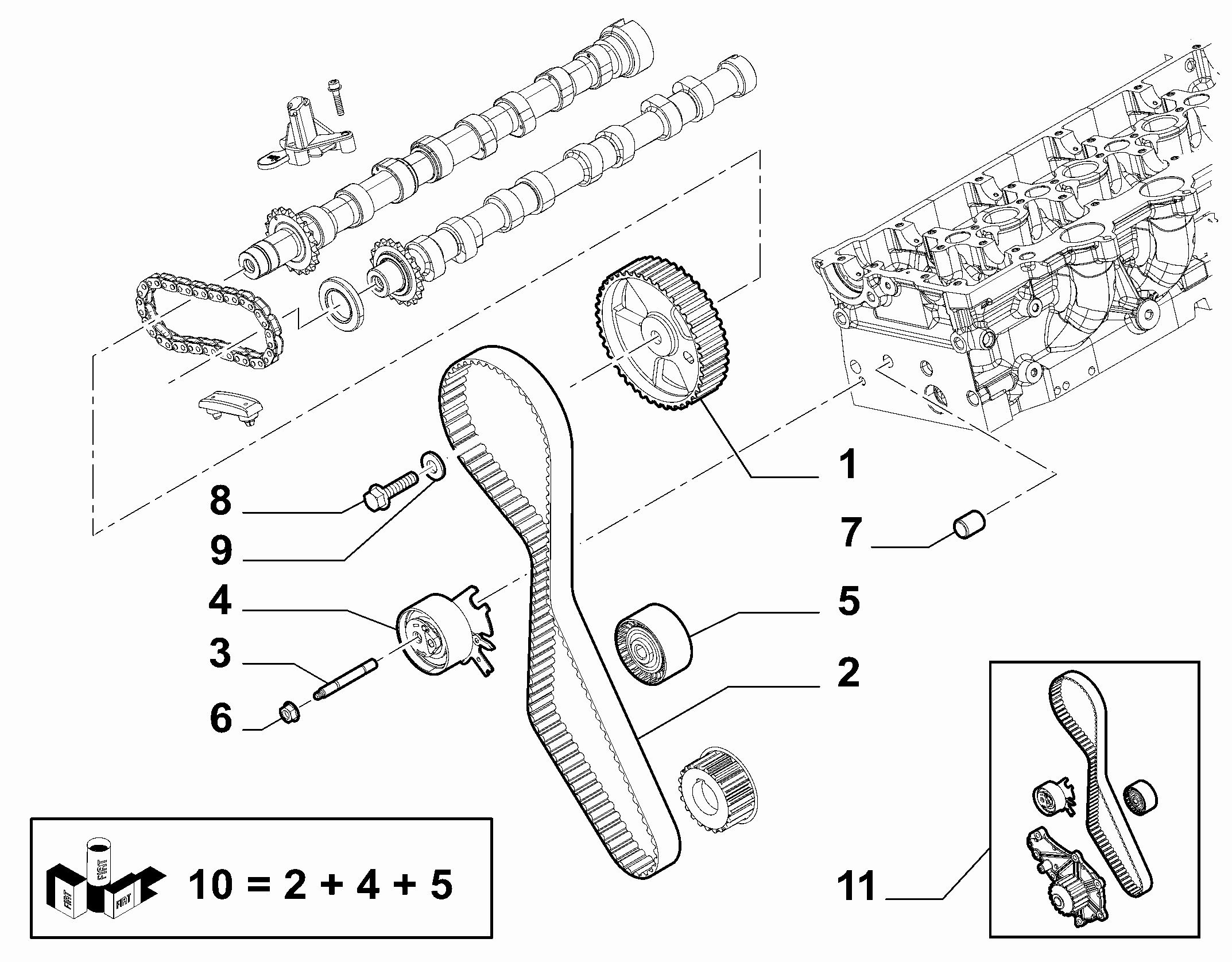 Alfa Romeo 9400830749 - Water Pump & Timing Belt Set parts5.com