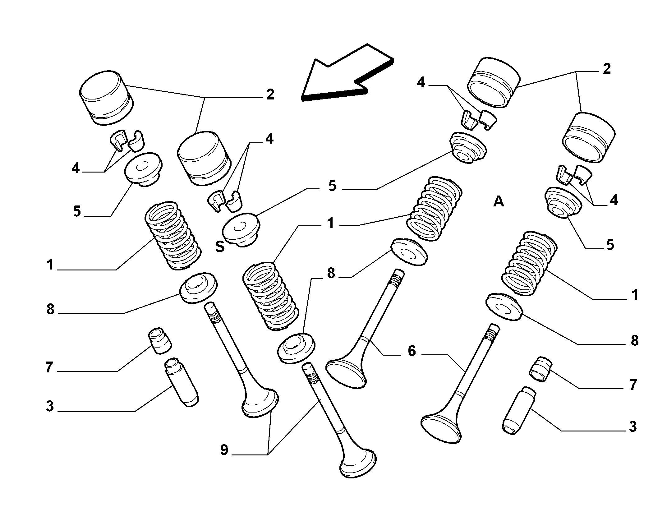 Lancia 55193839 - Толкатель, гидрокомпенсатор parts5.com