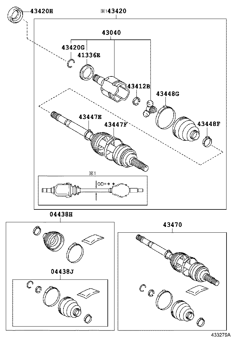 TOYOTA 04427-0D320 - Пыльник, приводной вал parts5.com