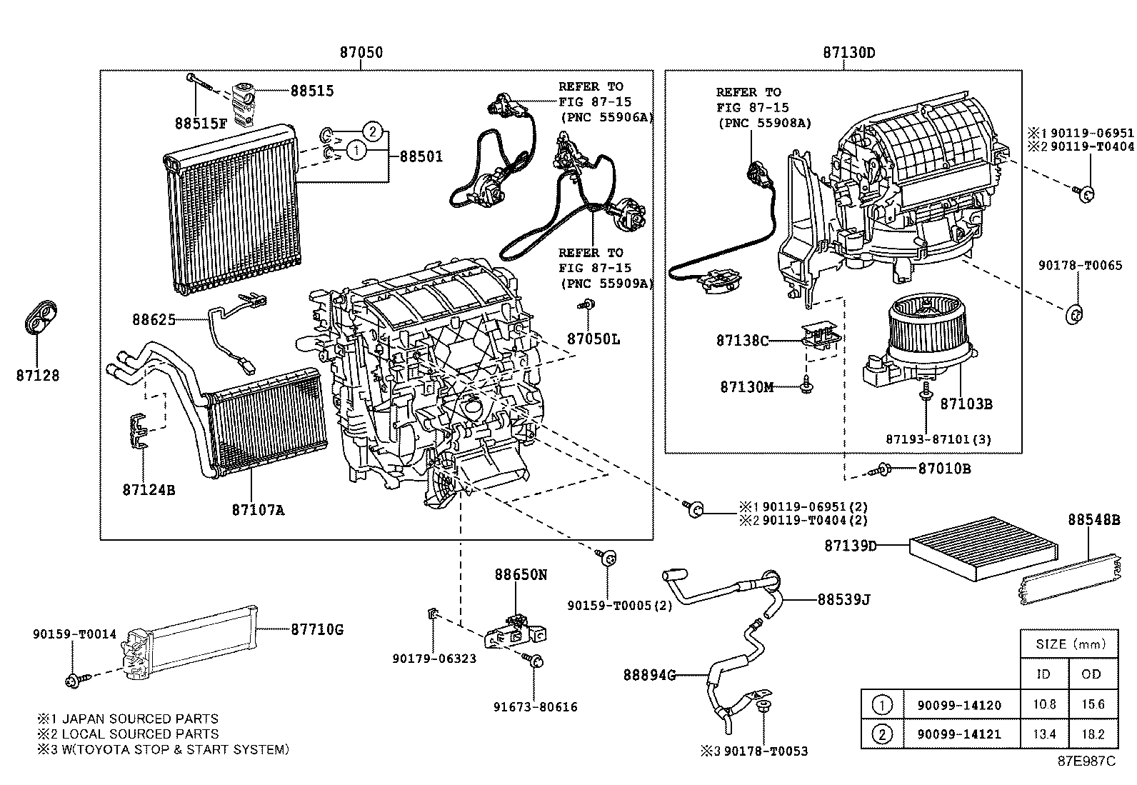 TOYOTA 87139-0K090 - Фильтр воздуха в салоне parts5.com